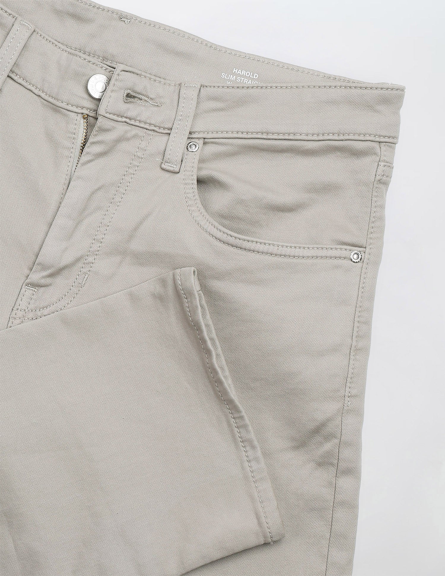 Harold Slim Straight Grey Jeans Grey - U.S. Polo Assn. India | Large