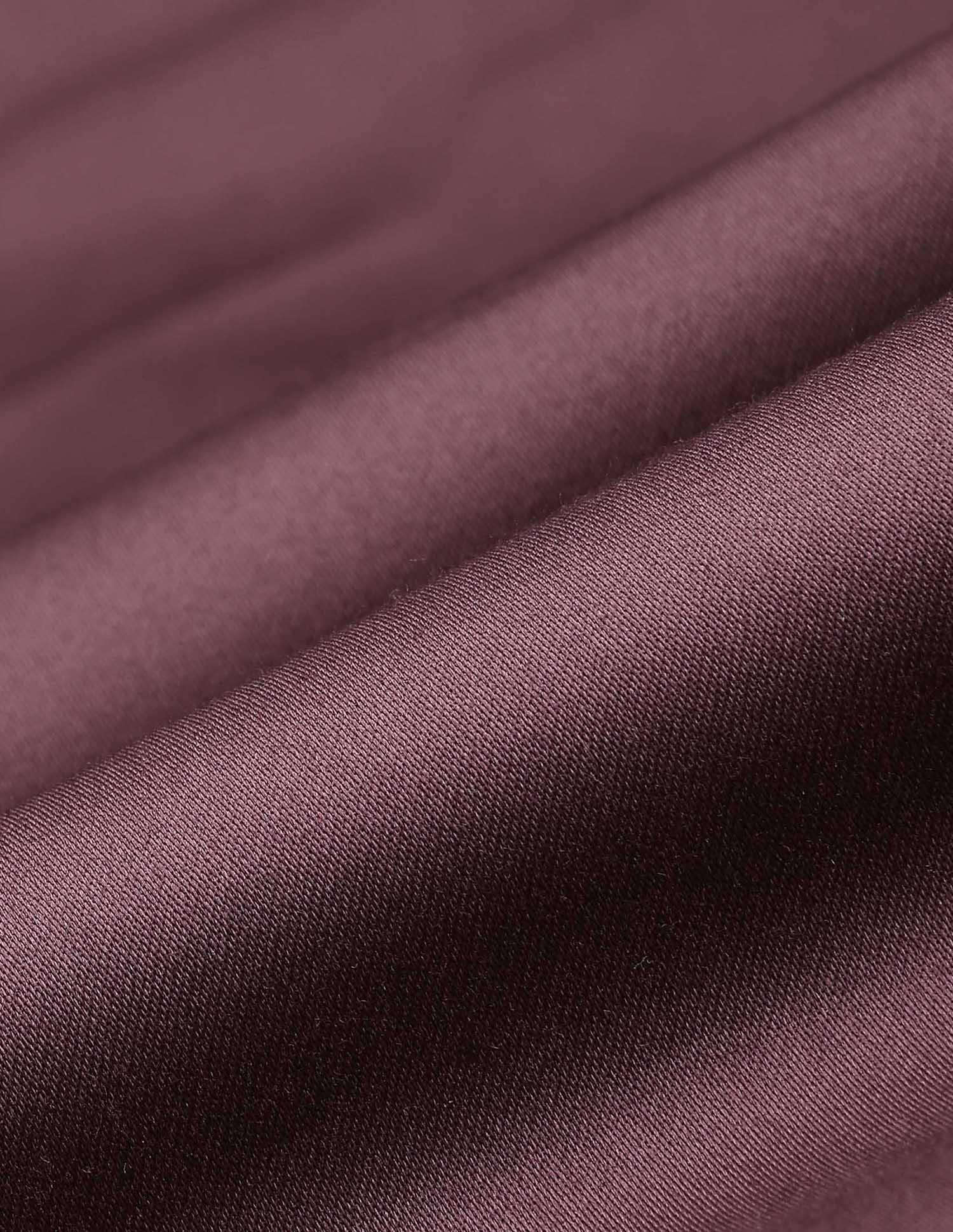 Satin Tailored Fit Shirt Wine - U.S. POLO ASSN. | Large