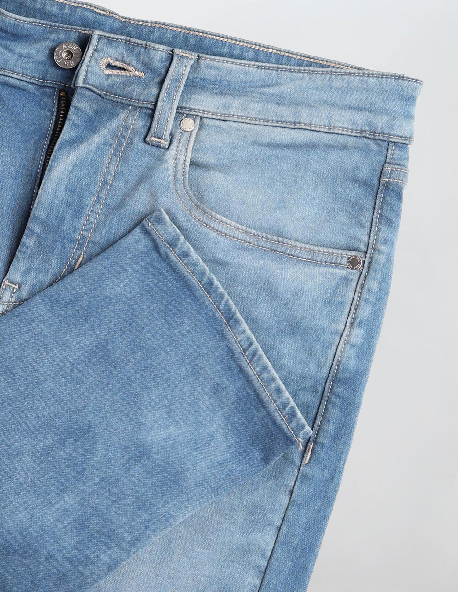 Regallo Skinny Fit Blue Jeans Blue - U.S. POLO ASSN. | Large