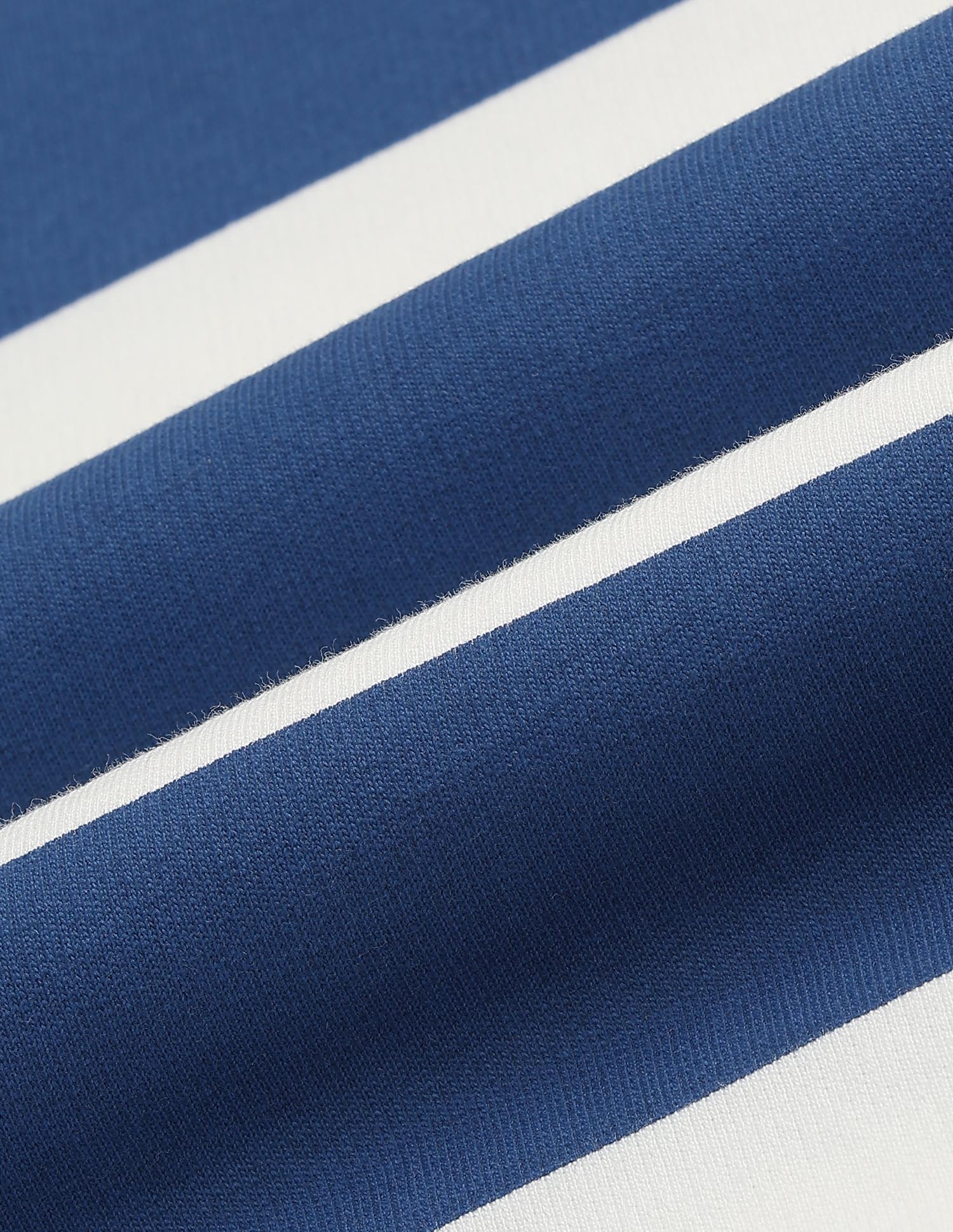 Horizontal Striped Oversized Fit T-Shirt Blue - U.S. Polo Assn. India | Large