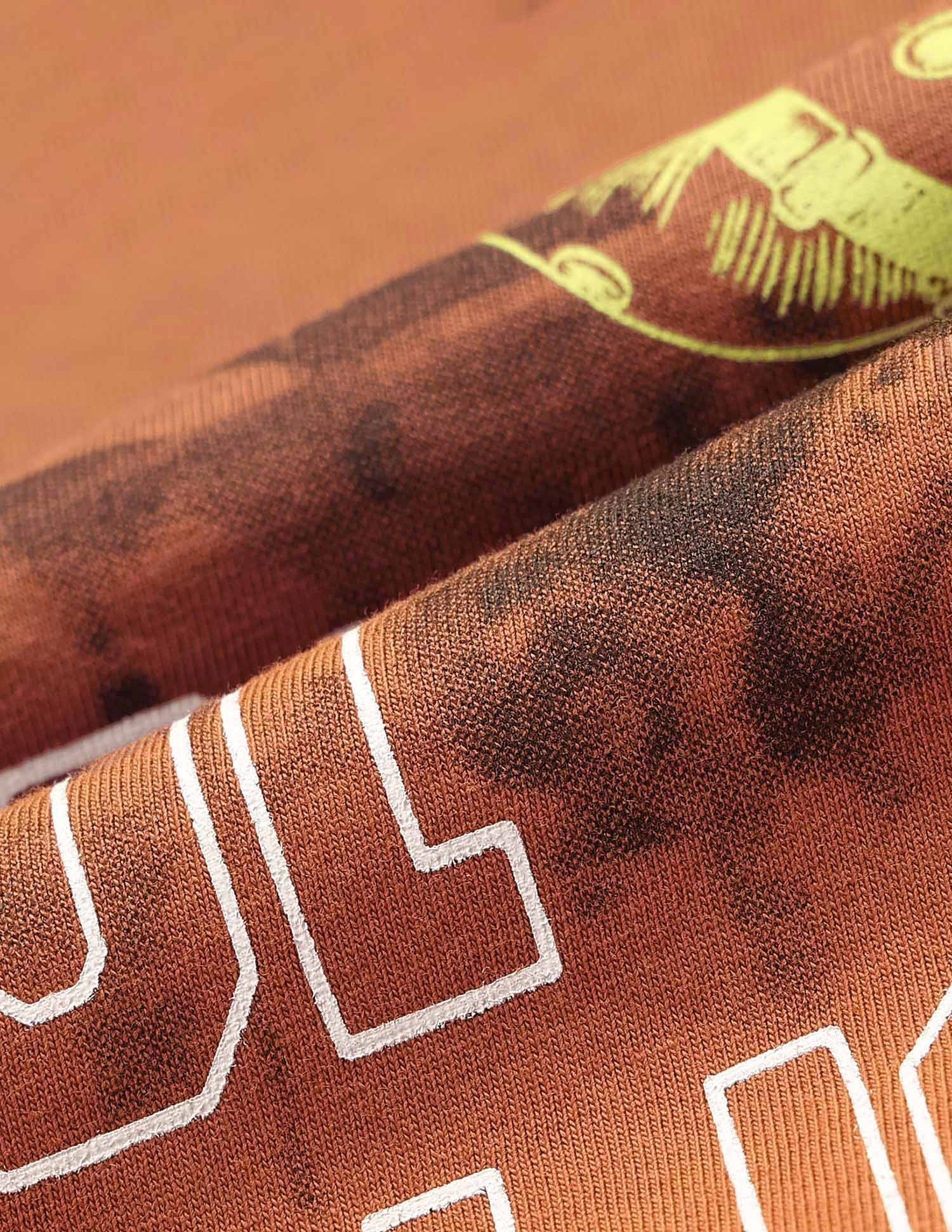 Boys Graphic Brand Printed Regular Fit T Shirt Dark Brown - U.S. POLO ASSN. | Large