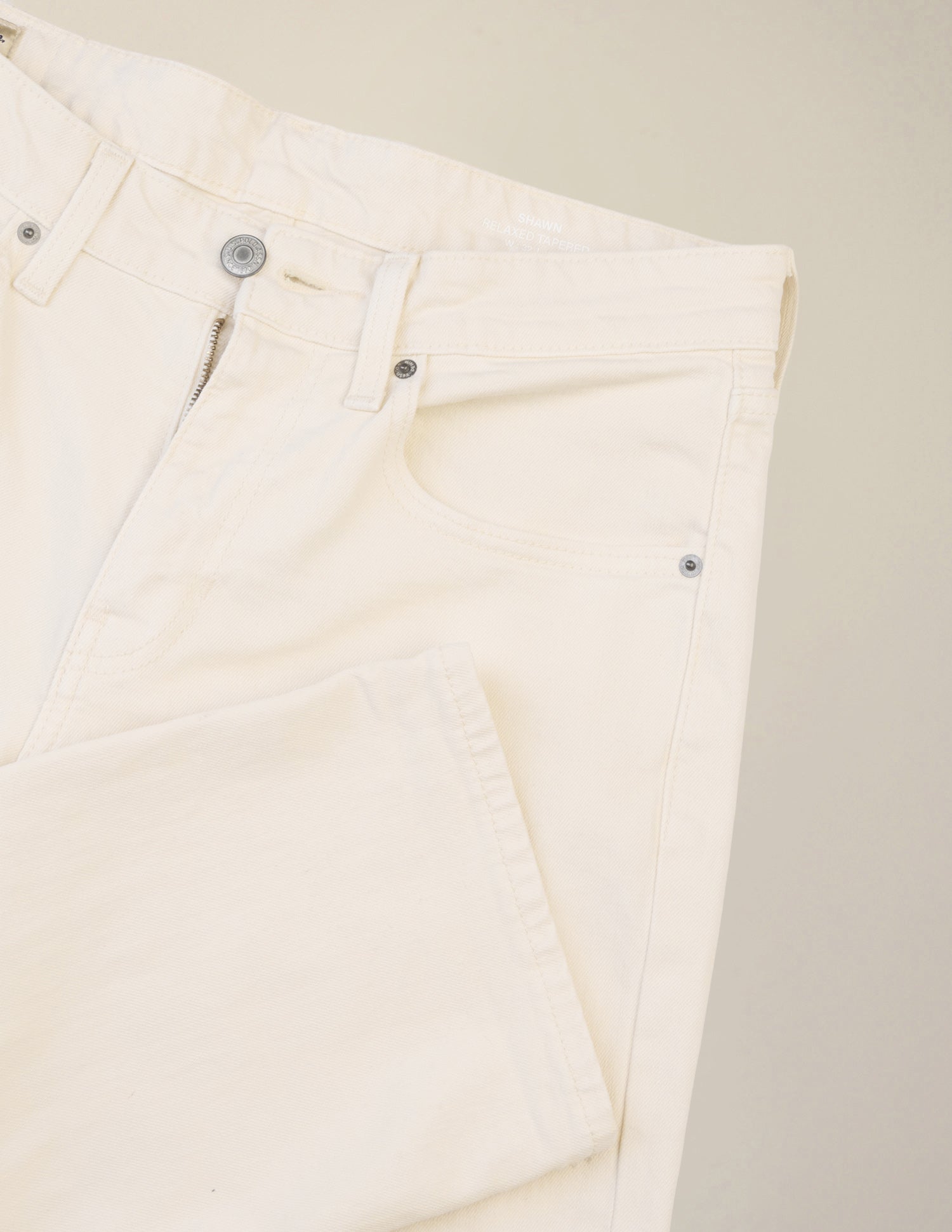 Shawn Relaxed Fit White Jeans Off White - U.S. Polo Assn. India | Large