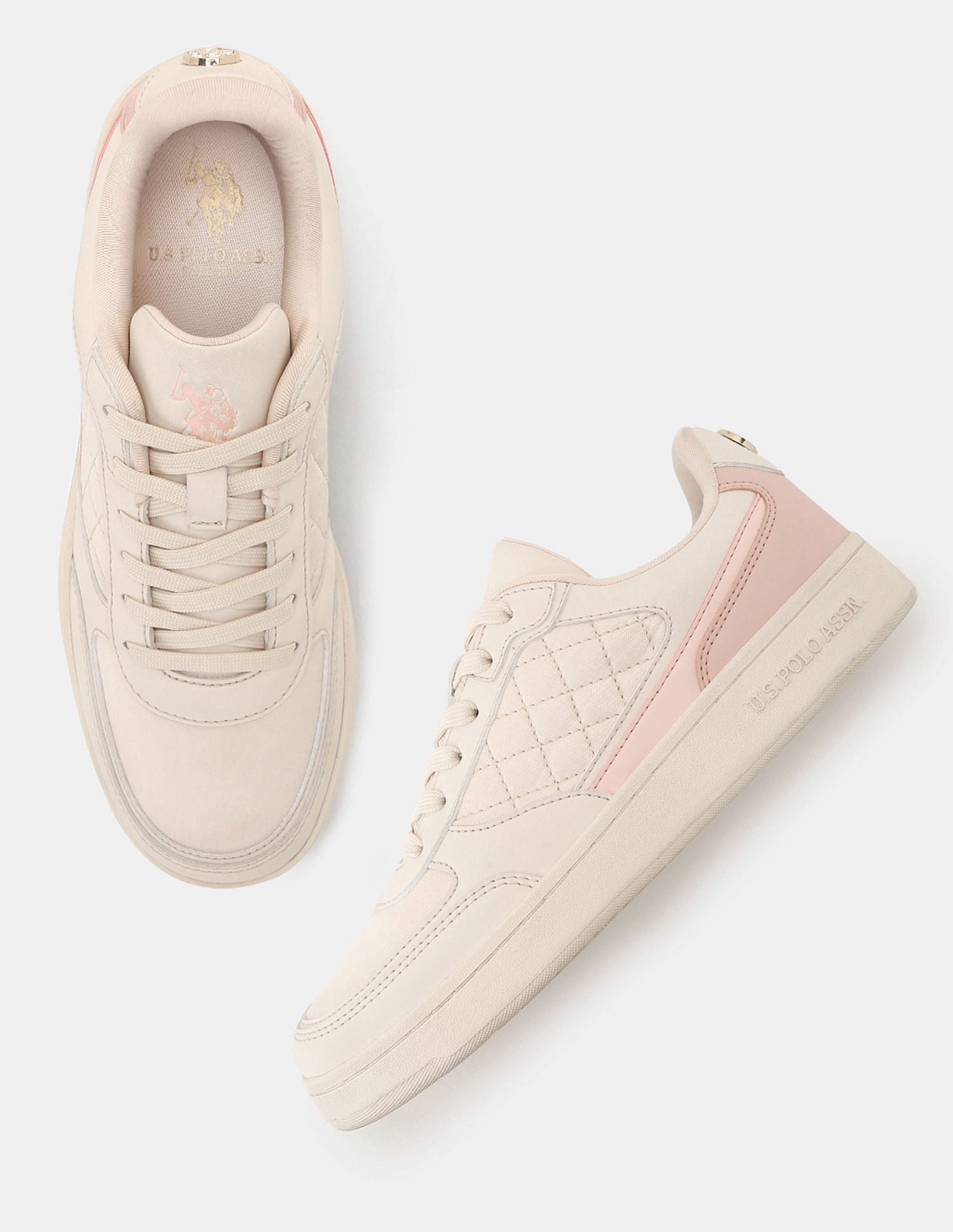 Women Sophie 2.0 Colour Blocked Sneakers Light Pink - U.S. POLO ASSN. | Large