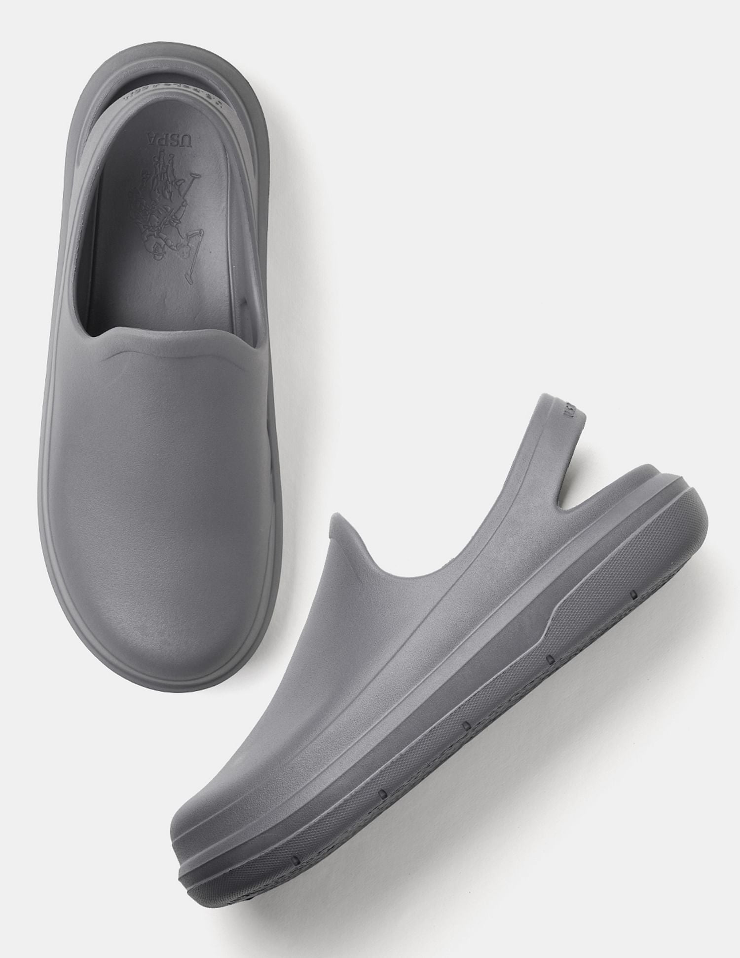 Men Neto Foam Walk Clogs Grey - U.S. POLO ASSN. | Large