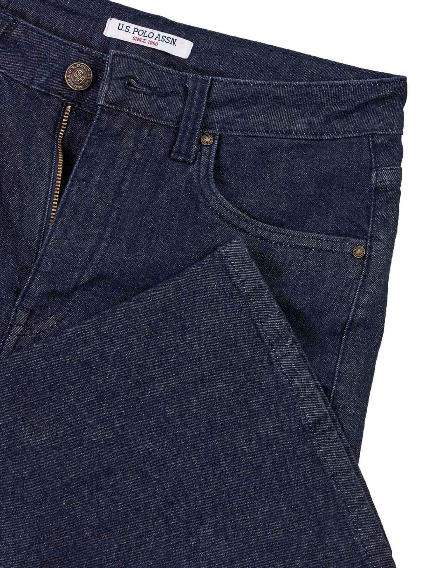 High Rise Comfort Stretch Bootcut Jeans Dark Indigo - U.S. Polo Assn. India | Large