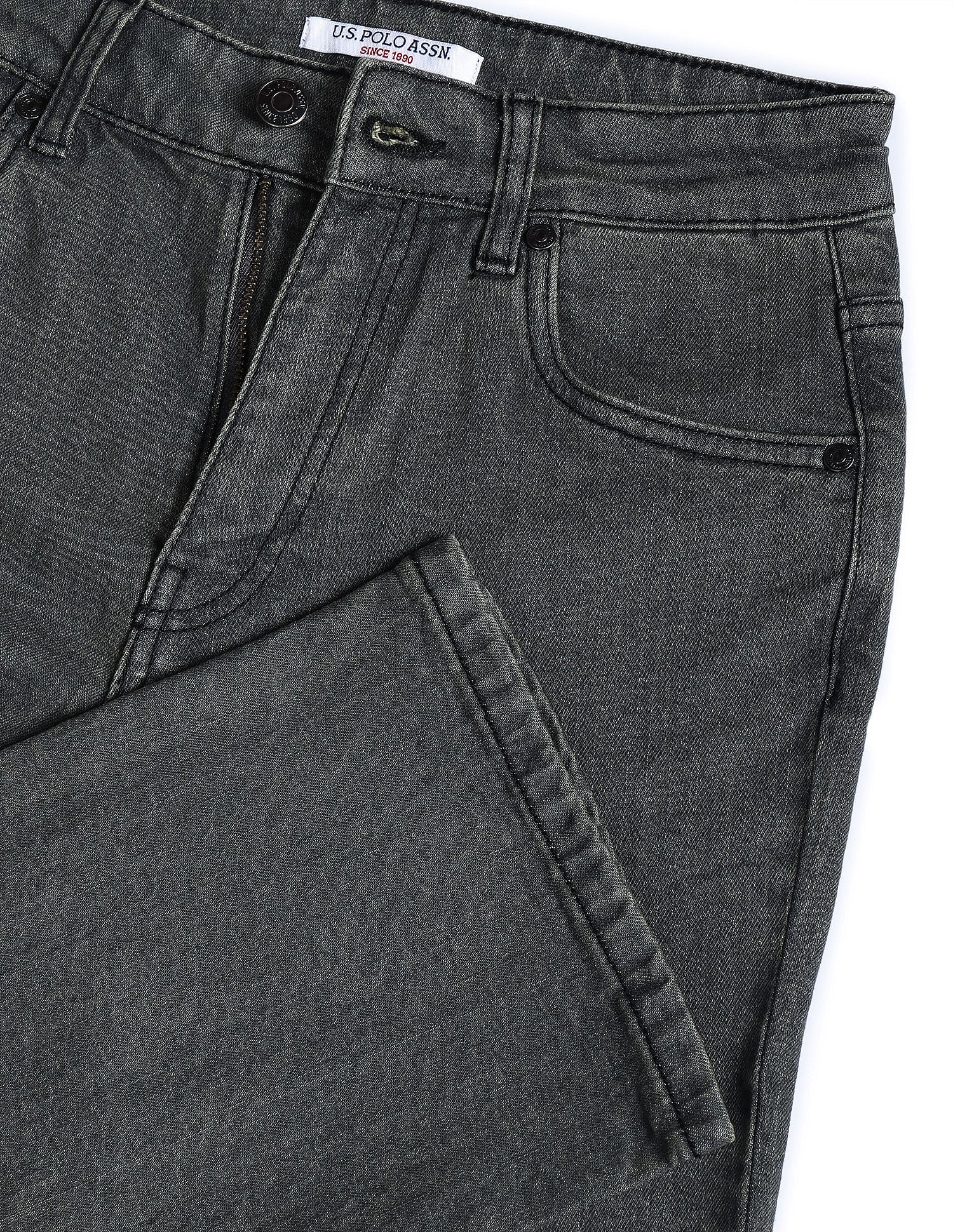 Boot Cut Fit Grey Jeans Grey - U.S. POLO ASSN. | Large