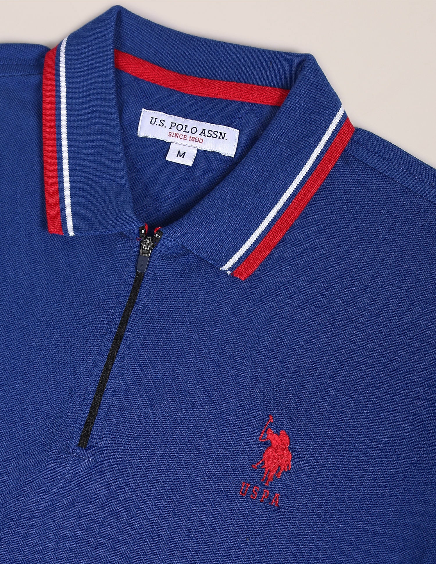 Tipped Zipper Polo Shirt – U.S. Polo Assn. India