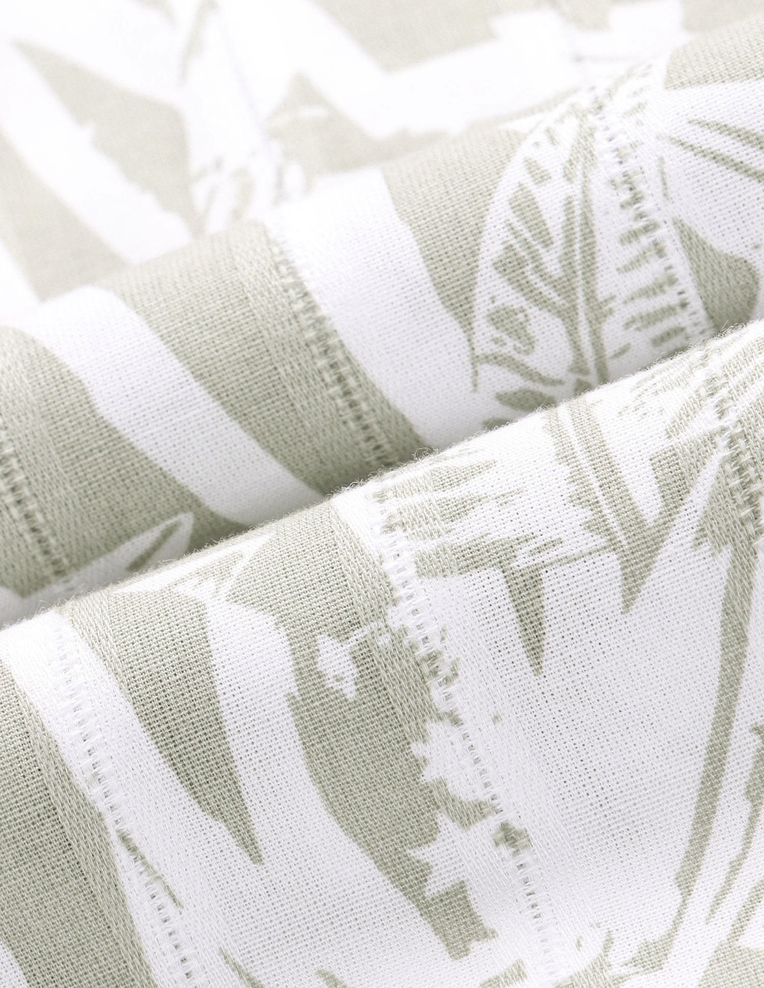 Tropical Printed Dobby Shirt Green - U.S. POLO ASSN. | Large