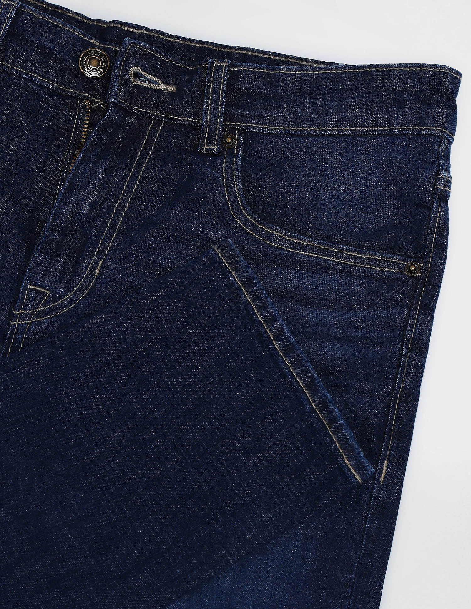 Regallo Skinny Fit Jeans Blue - U.S. Polo Assn. India | Large