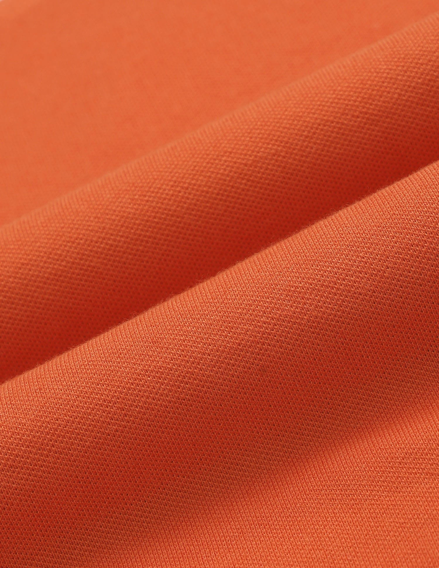 Regular Fit Solid Polo Shirt Dark Orange - U.S. Polo Assn. India | Large