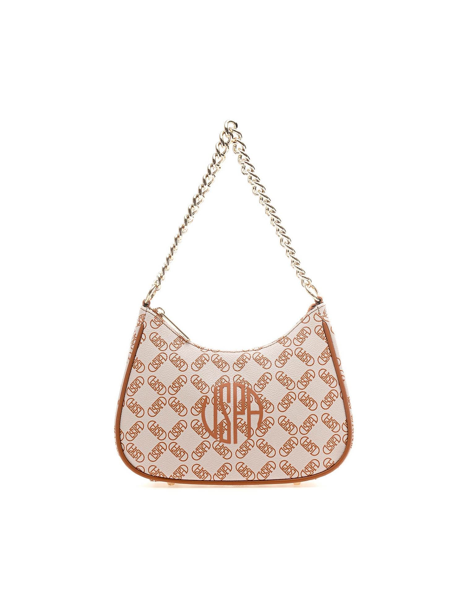 Cathay Monogram Shoulder Bag Off White - U.S. POLO ASSN. | Large