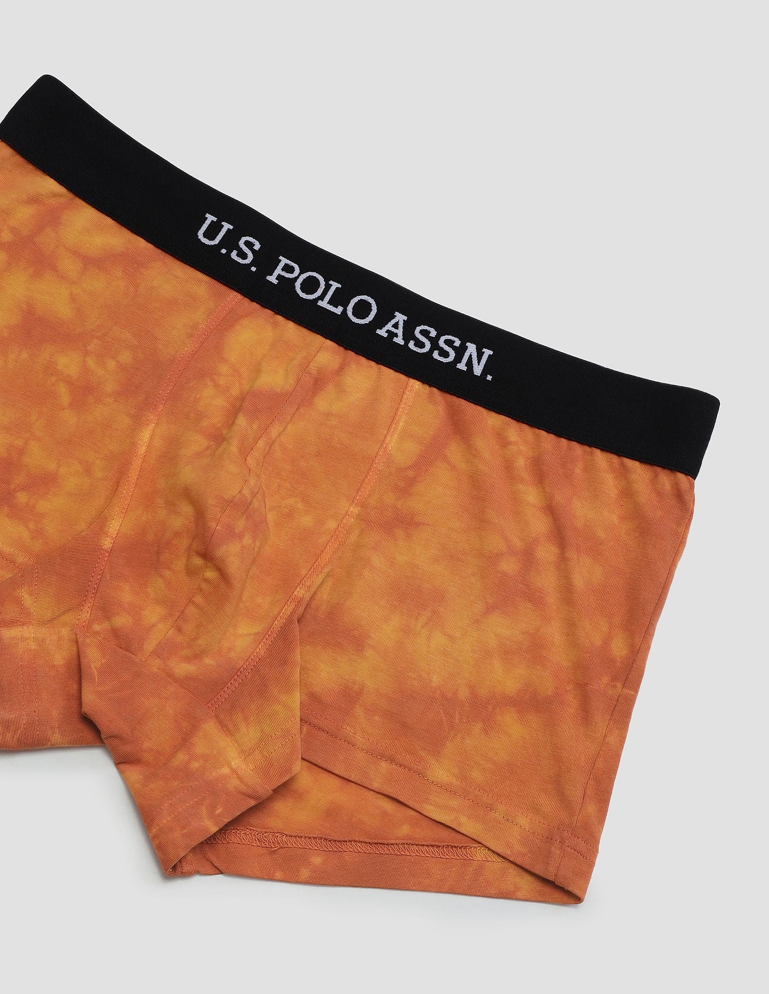 Cotton Stretch Antibacterial OET03 Trunks - Pack Of 1 Brown - U.S. POLO ASSN. | Large