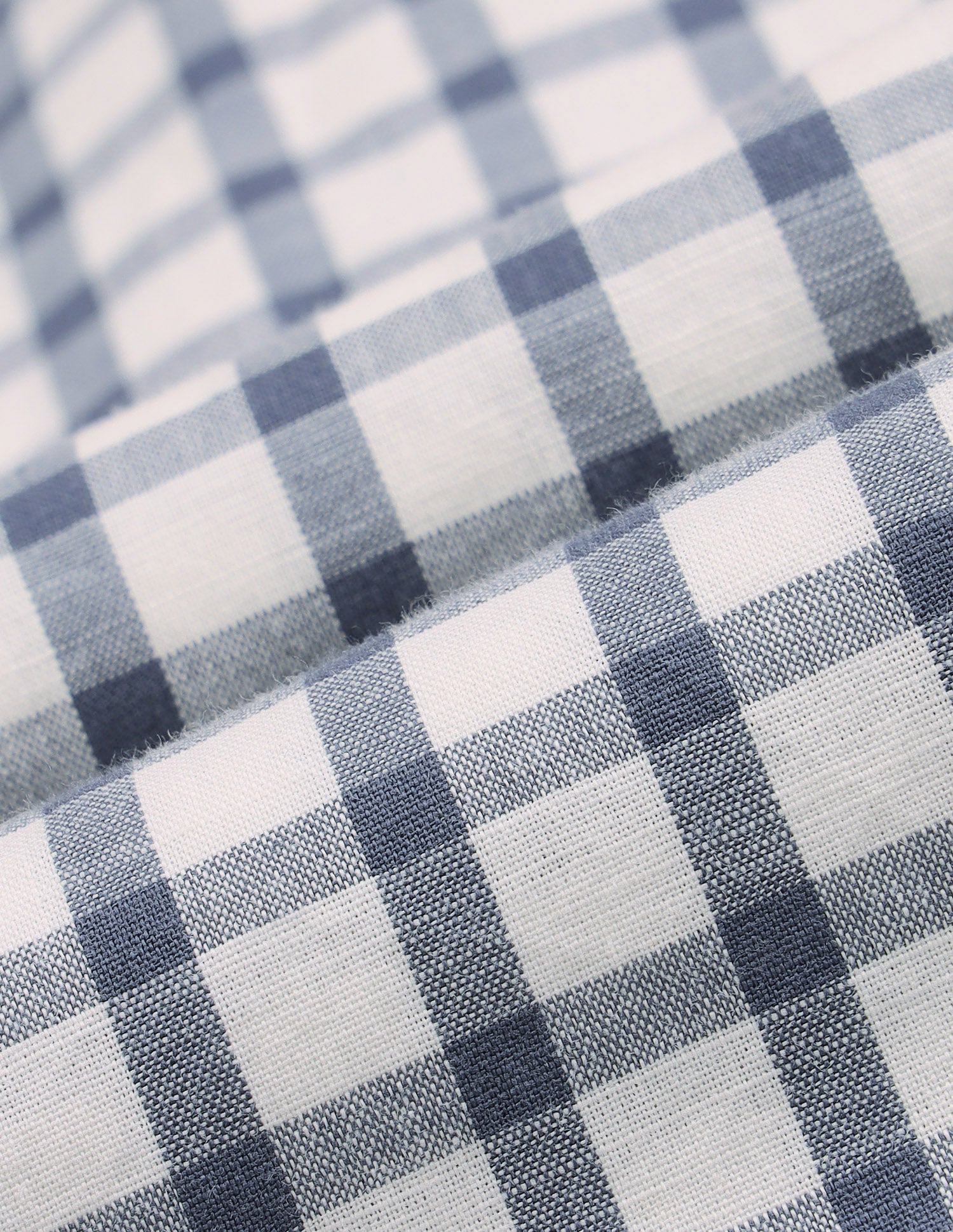 Regular Fit Grid Tattersall Checked Shirt Blue - U.S. Polo Assn. India | Large
