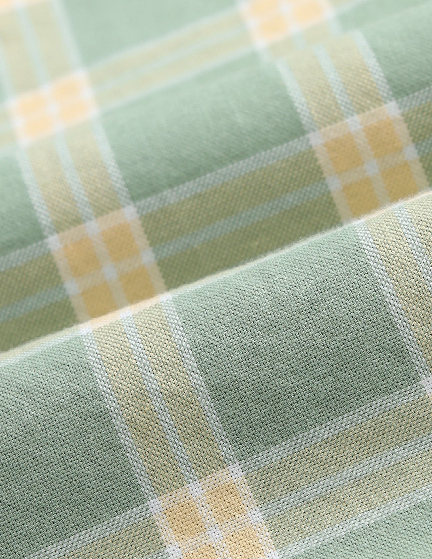 Tailored Fit Dobby Checked Shirt Green - U.S. POLO ASSN. | Large