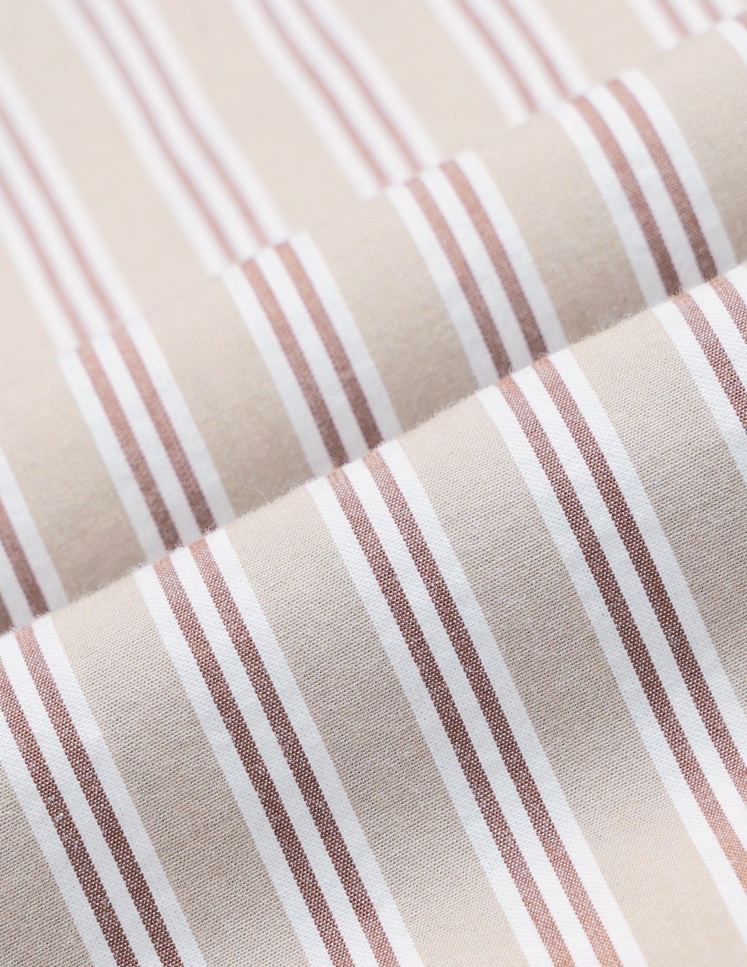 Vertical Striped Seersucker Shirt Beige - U.S. Polo Assn. India | Large