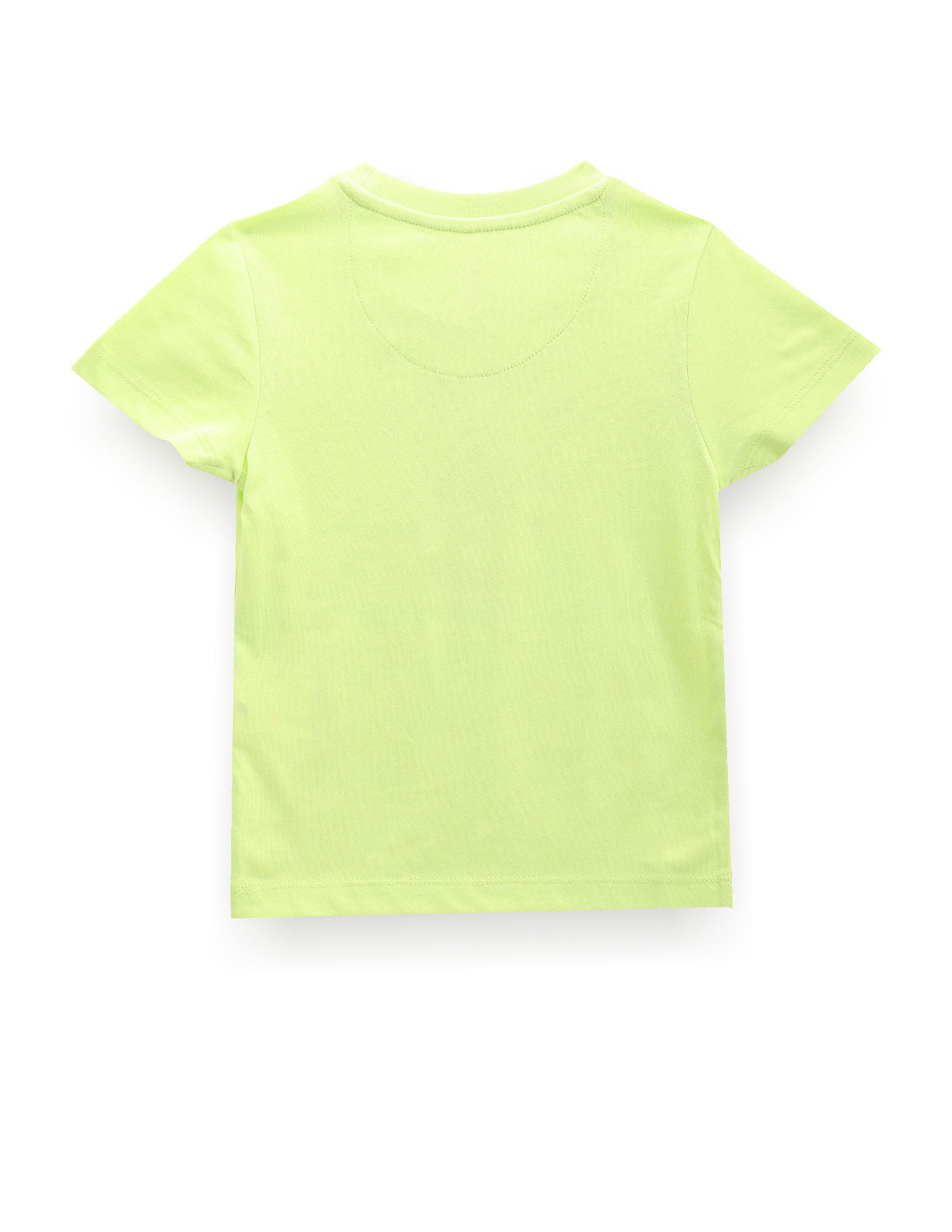 Boys Brand Print Cotton T-Shirt Green - U.S. Polo Assn. India | Large