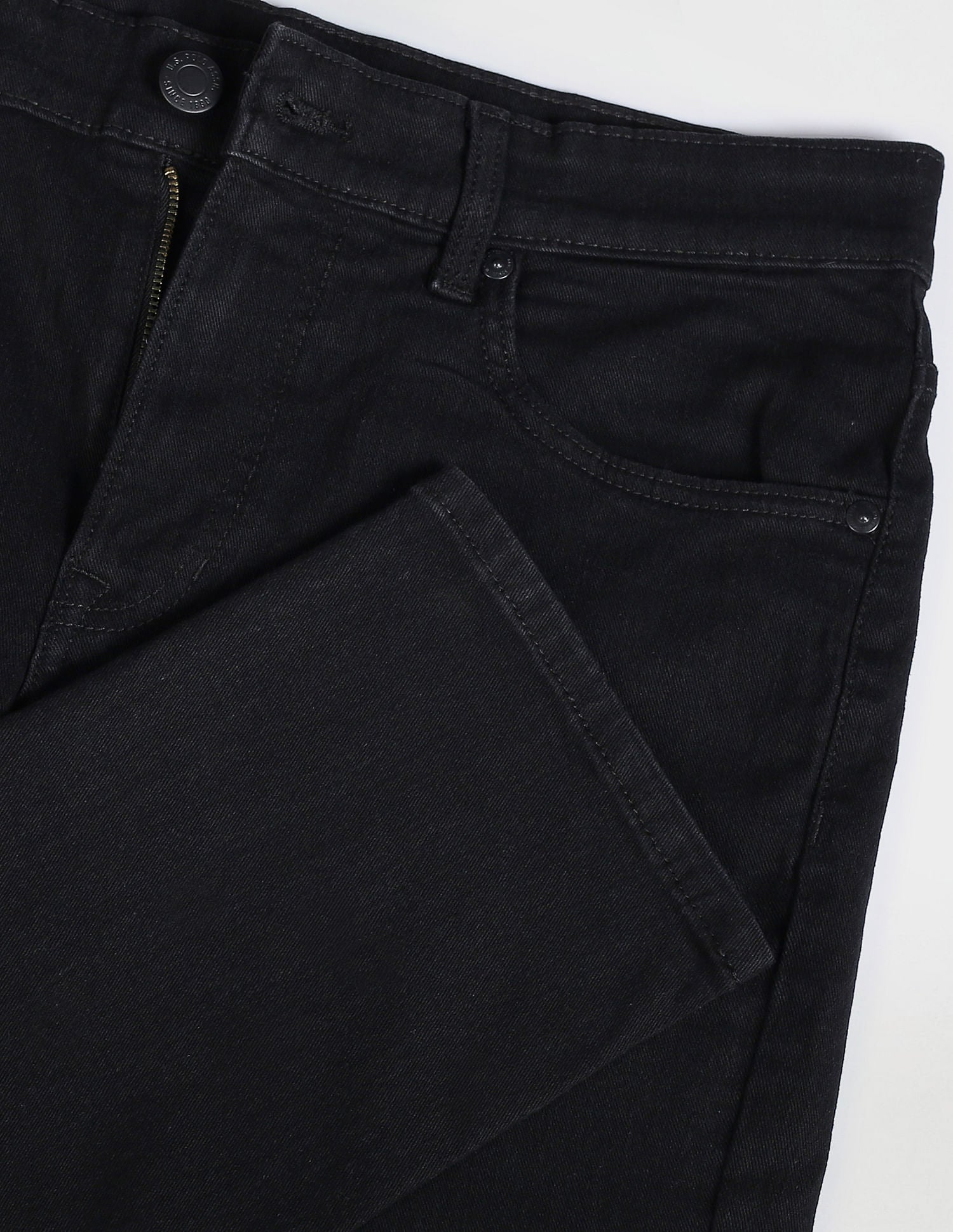 Regallo Skinny Fit Black Jeans Black - U.S. Polo Assn. India | Large