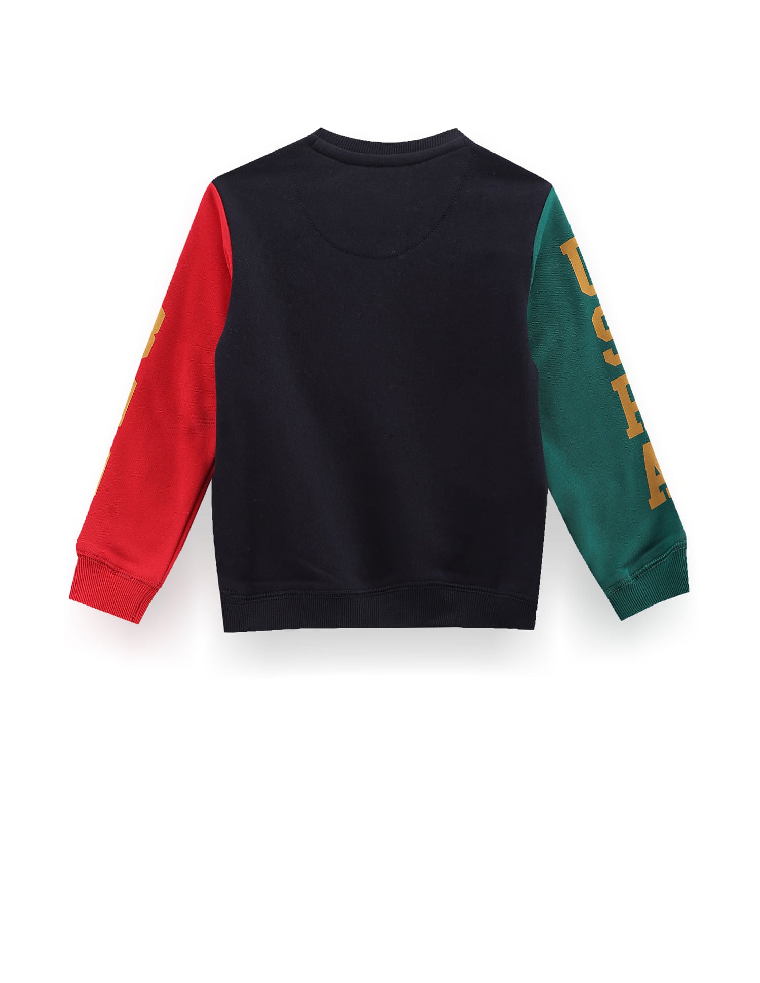 Boys Colour Block Sweatshirt Navy - U.S. POLO ASSN. | Large