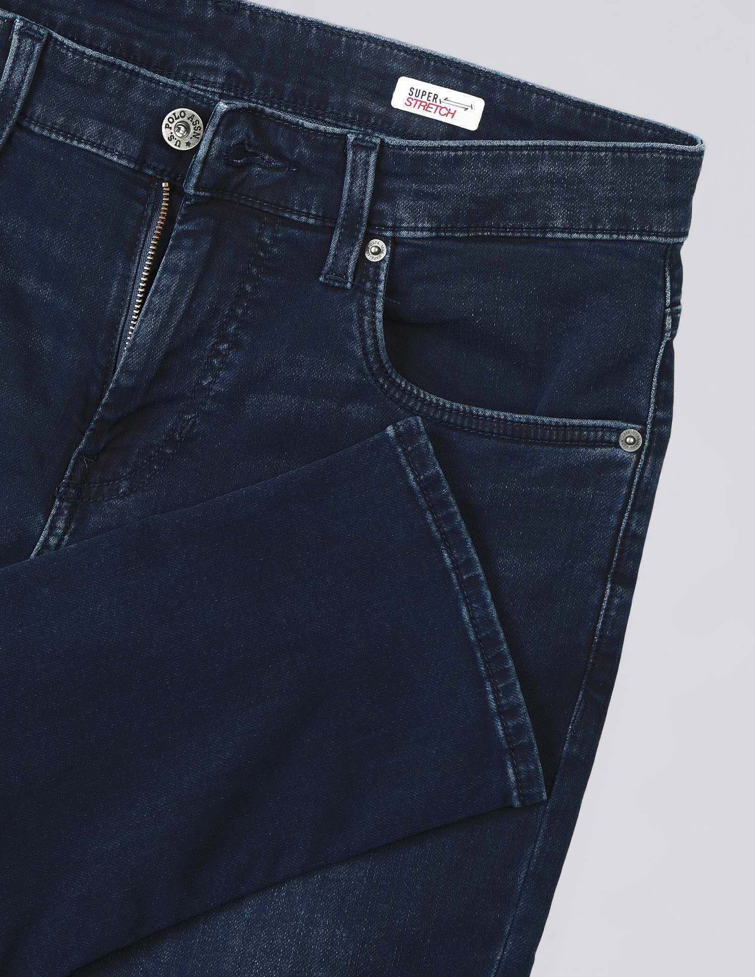 Henry Tapered Fit Blue Jeans Dark Wash - U.S. Polo Assn. India | Large