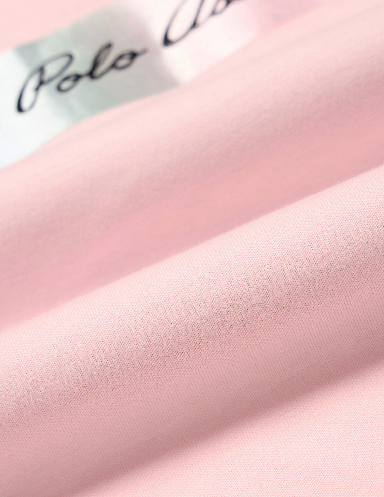 Rainbow Sticker Print Cotton T-Shirt Light Pink - U.S. POLO ASSN. | Large