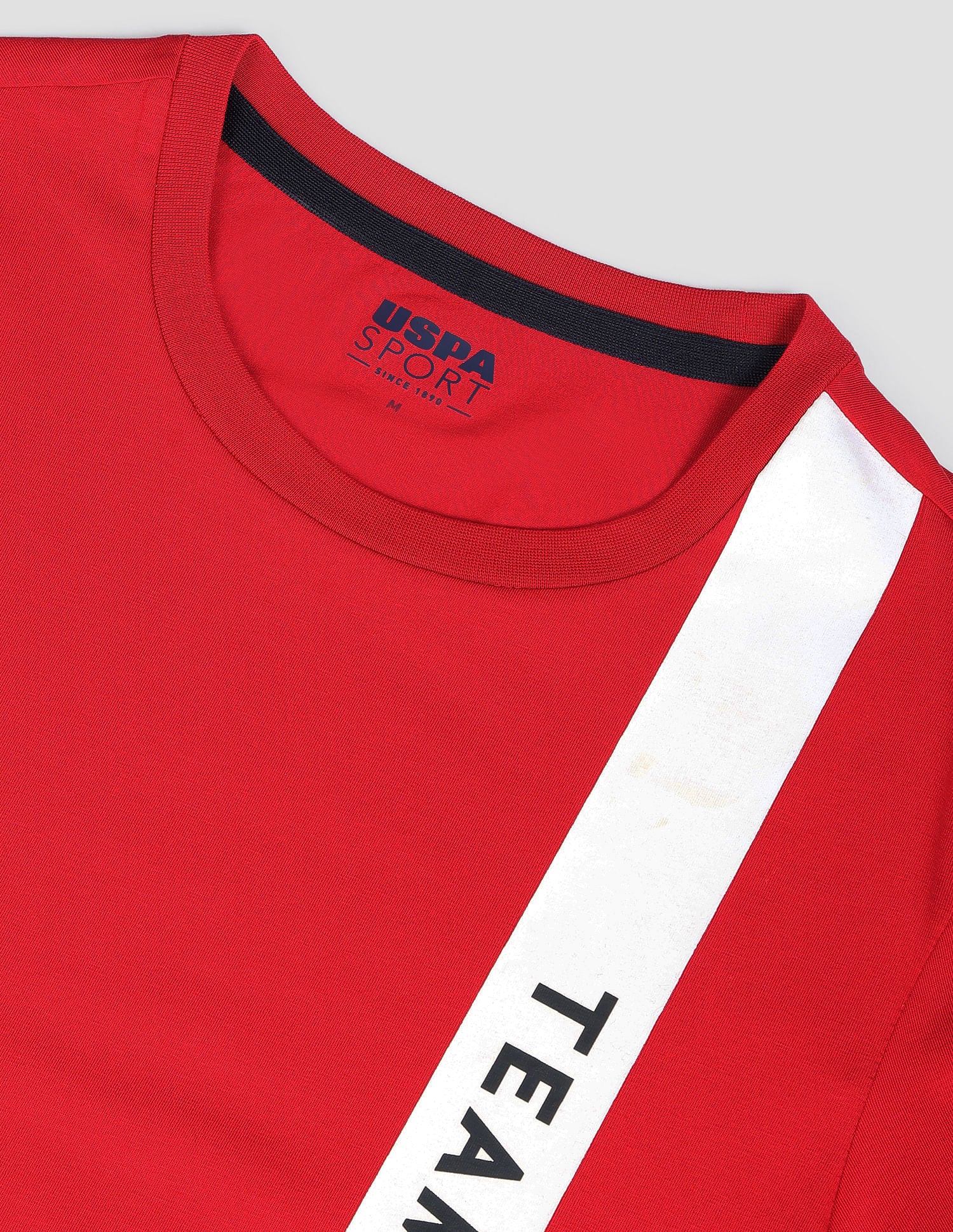 Brand Stripe Training T-Shirt Red - U.S. Polo Assn. India | Large