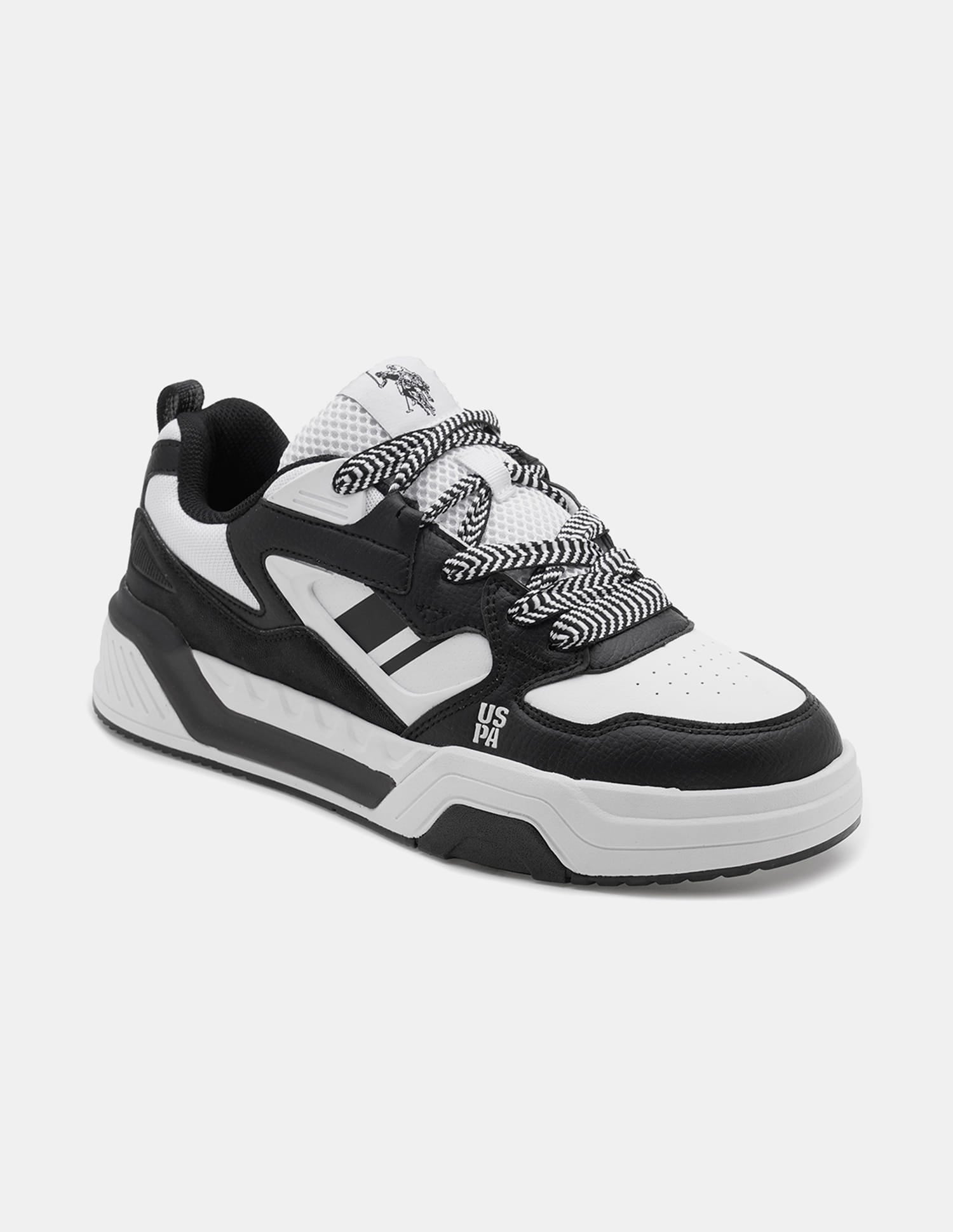 Men Damen Colour Blocked Sneakers Black - U.S. Polo Assn. India | Large