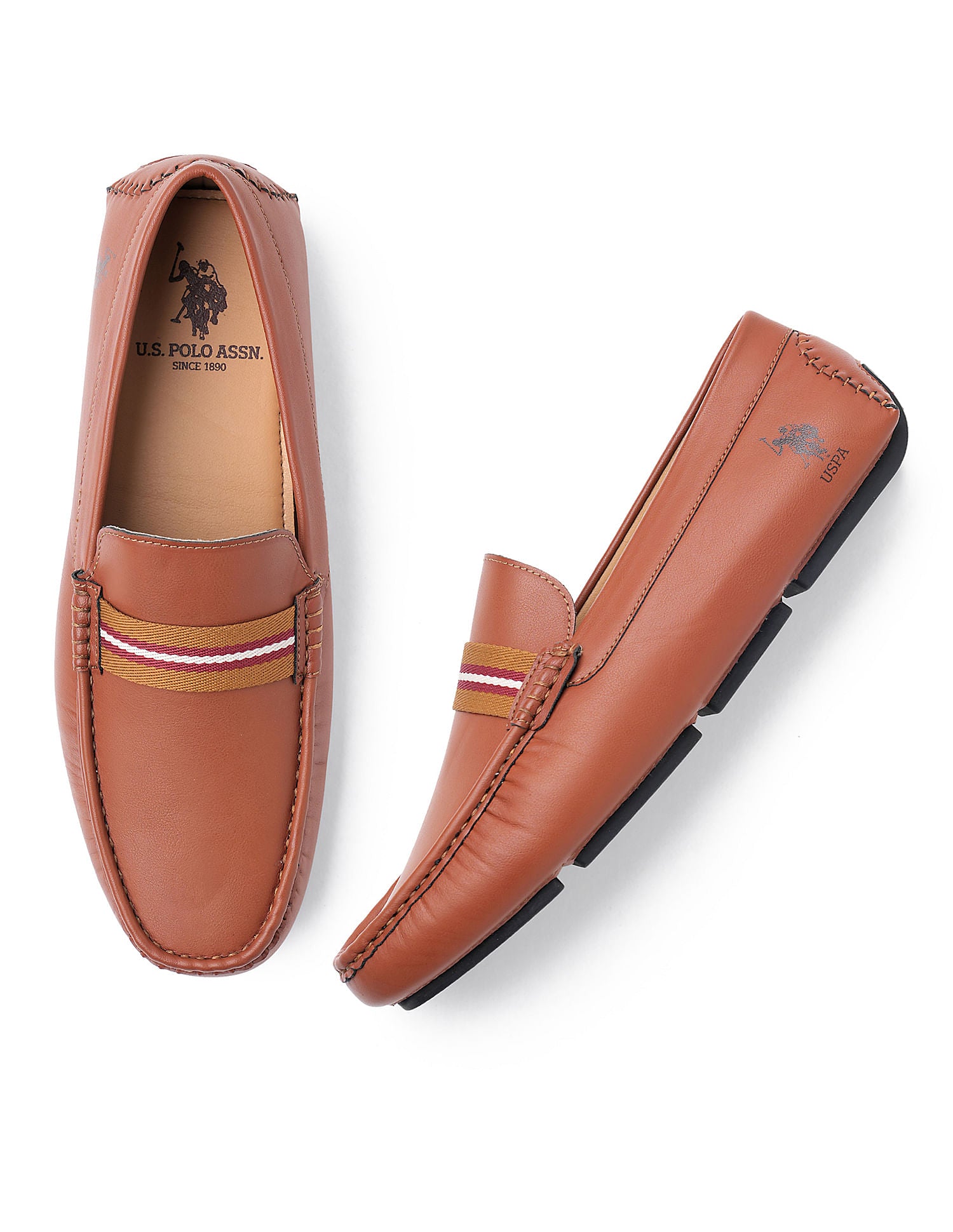 Men Bickford 5.0 Slip On Shoes Tan - U.S. POLO ASSN. | Large