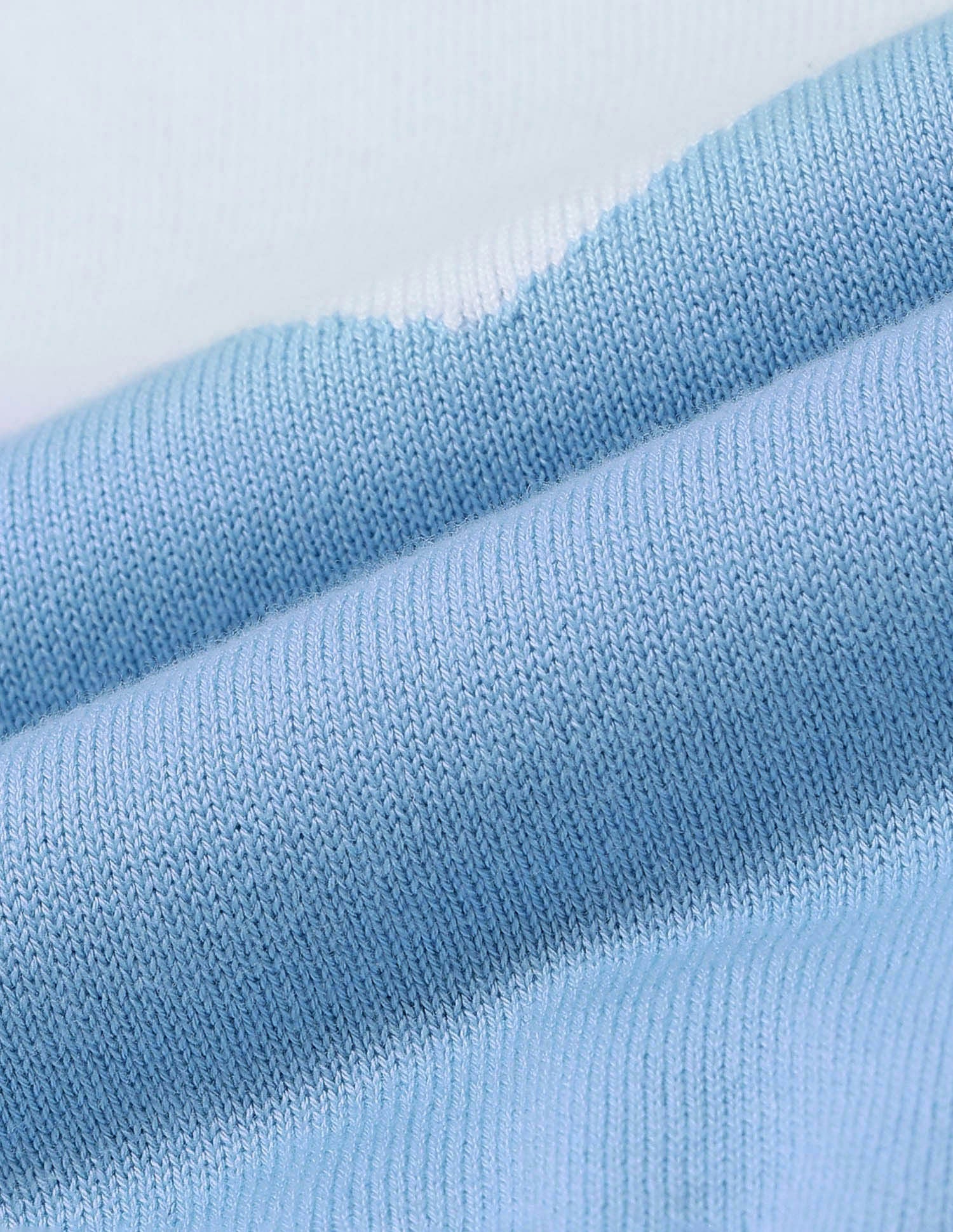 Coloublocked Logo Sweater Light Blue - U.S. POLO ASSN. | Large