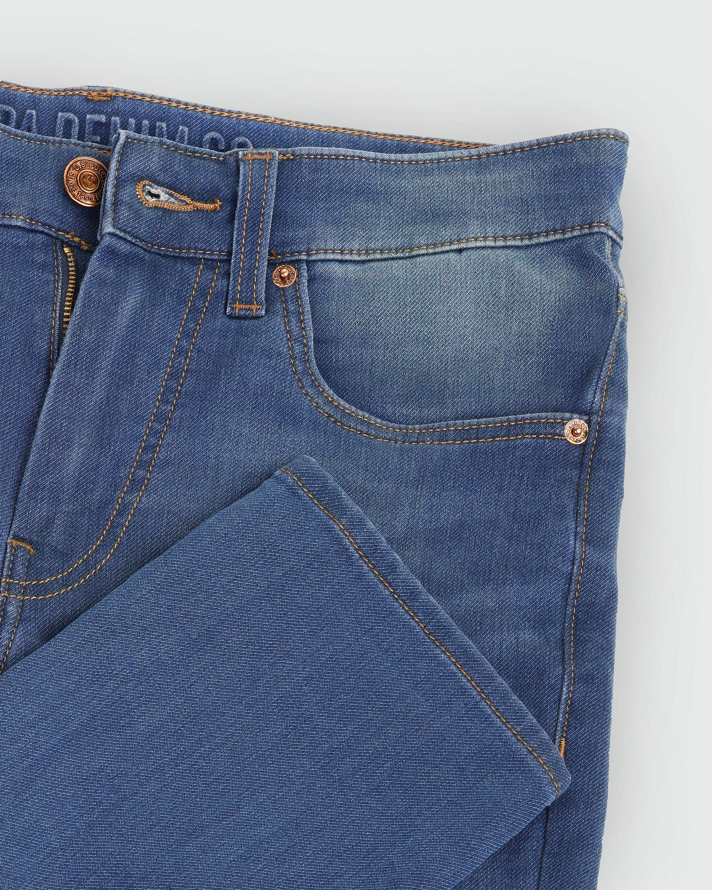 Regallo Skinny Fit Blue Jeans Blue - U.S. Polo Assn. India | Large