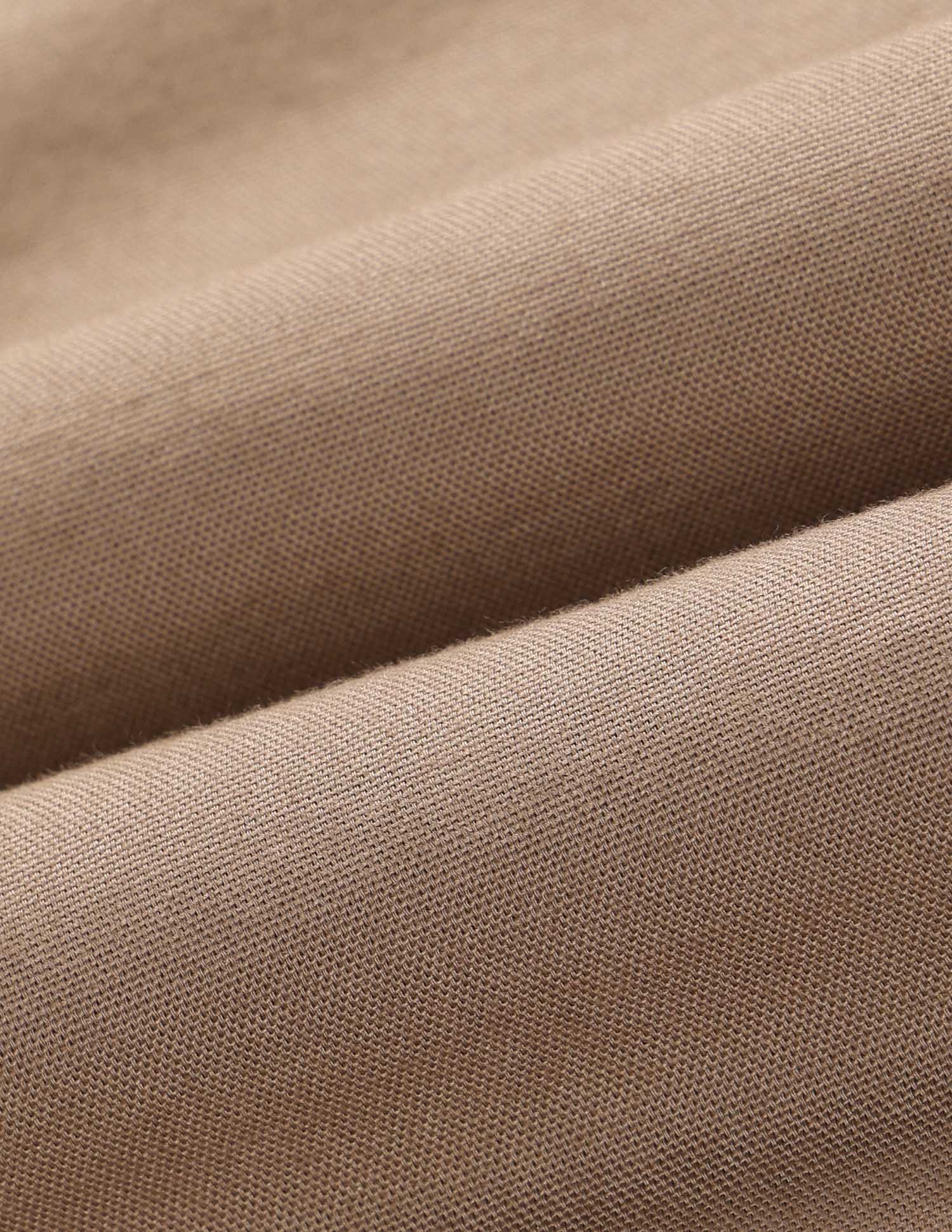 Tailored Fit Dobby Button Down Shirt Light Brown - U.S. POLO ASSN. | Large