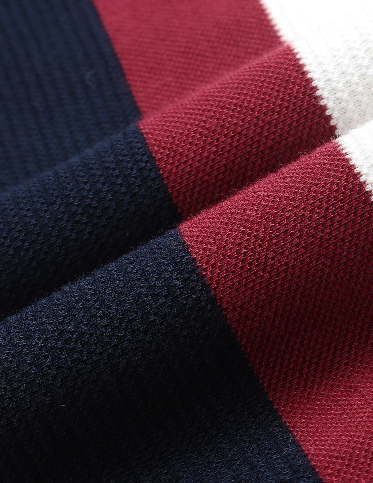 Vertical Striped Slim Fit Polo Shirt Red - U.S. Polo Assn. India | Large