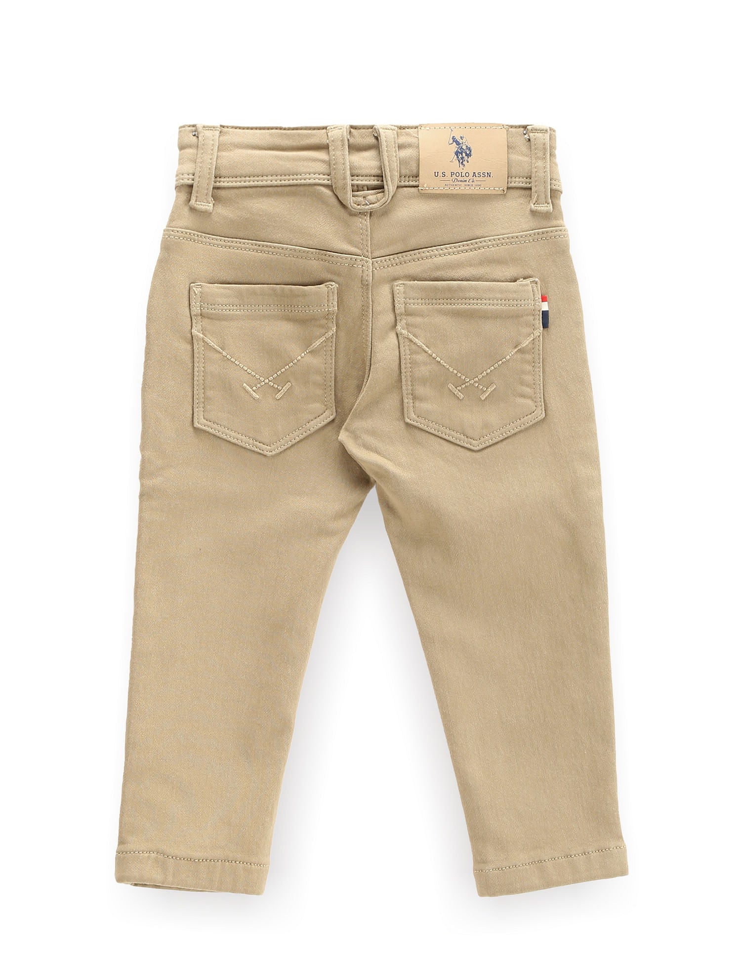 Mid Rise Slim Fit Jeans Light Brown - U.S. POLO ASSN. | Large