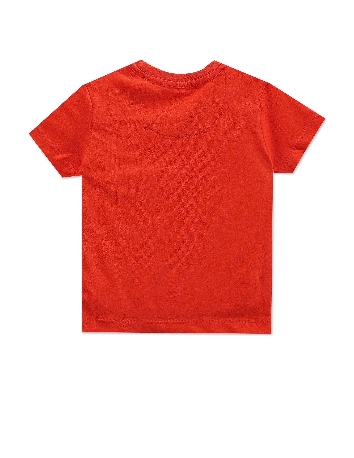 Boys Cotton Brand Print T-Shirt Orange - U.S. POLO ASSN. | Large