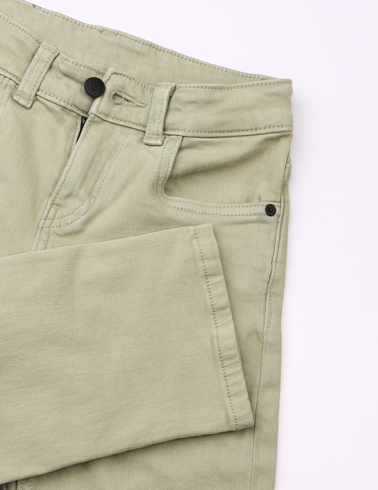 Relaxed Fit Green Jeans Light Olive - U.S. Polo Assn. India | Large