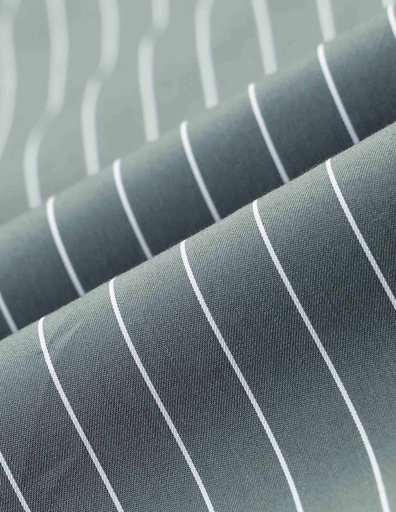 Vertical Striped Tailored Fit Shirt Green - U.S. POLO ASSN. | Large