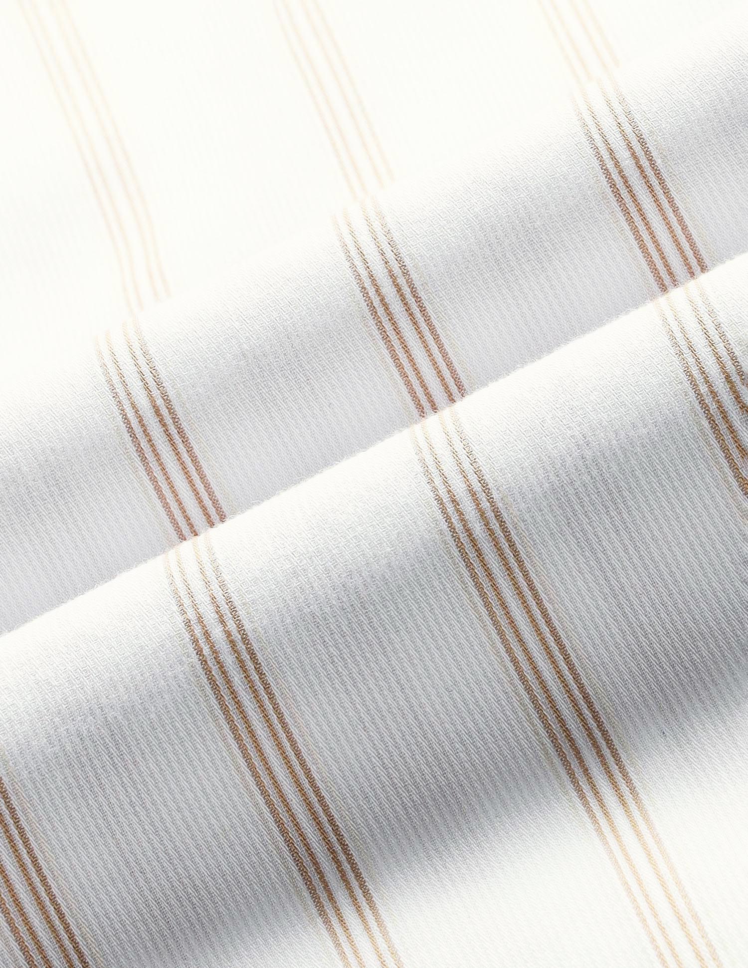 Sotogrande Vertical Striped Shirt Beige - U.S. Polo Assn. India | Large