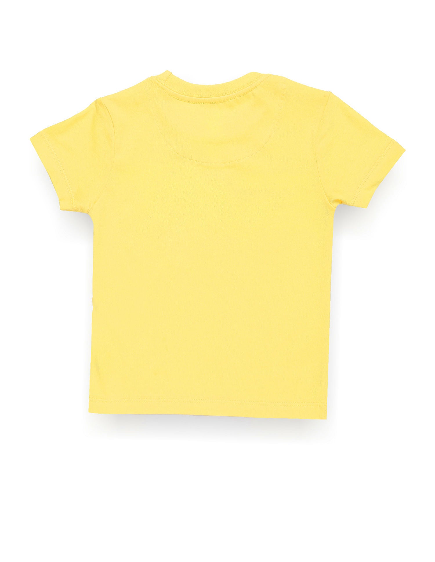 Boys Pure Cotton Graphic T-Shirt Yellow - U.S. Polo Assn. India | Large