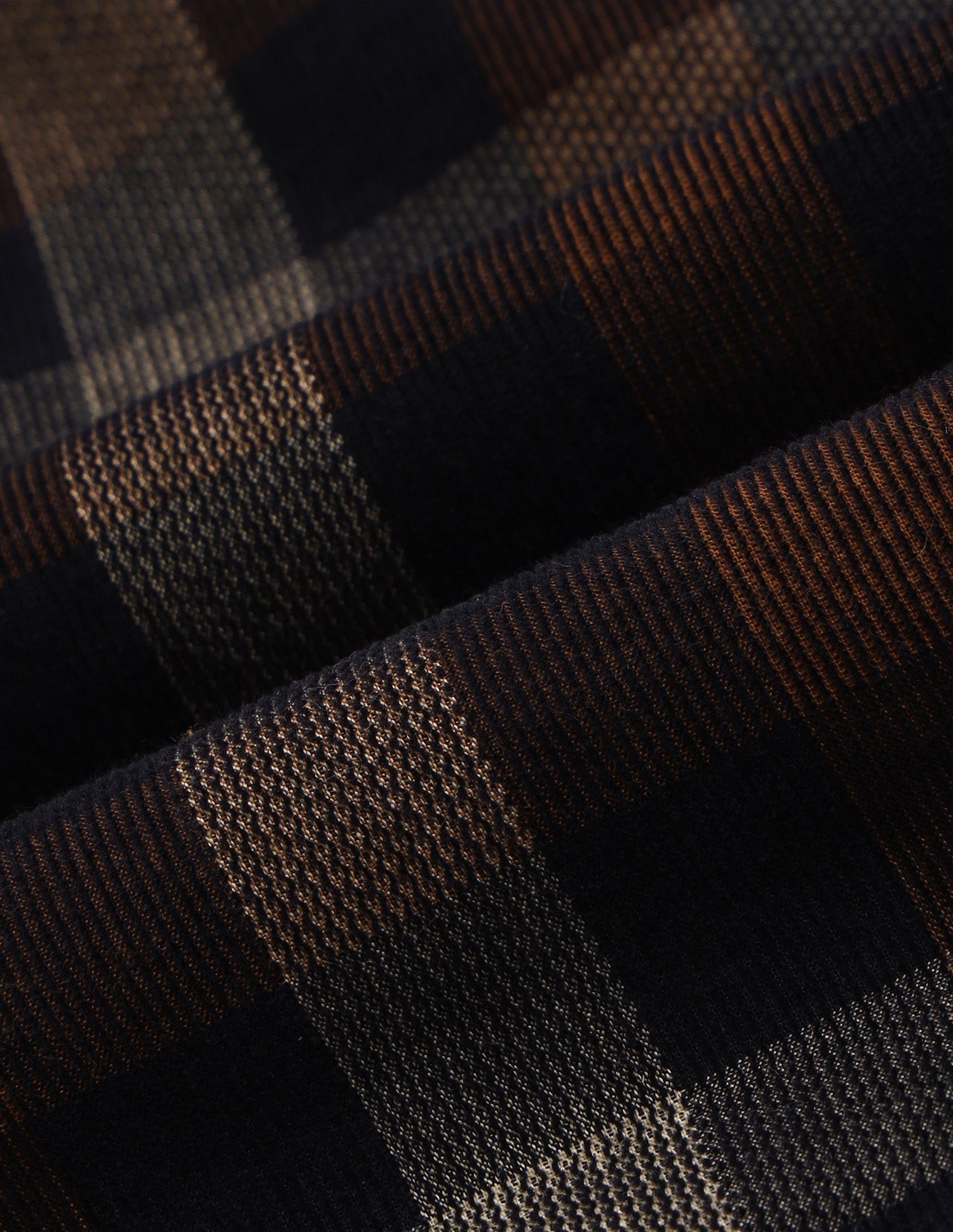 Plaid Checked Slim Fit Cotton Shirt Brown - U.S. Polo Assn. India | Large