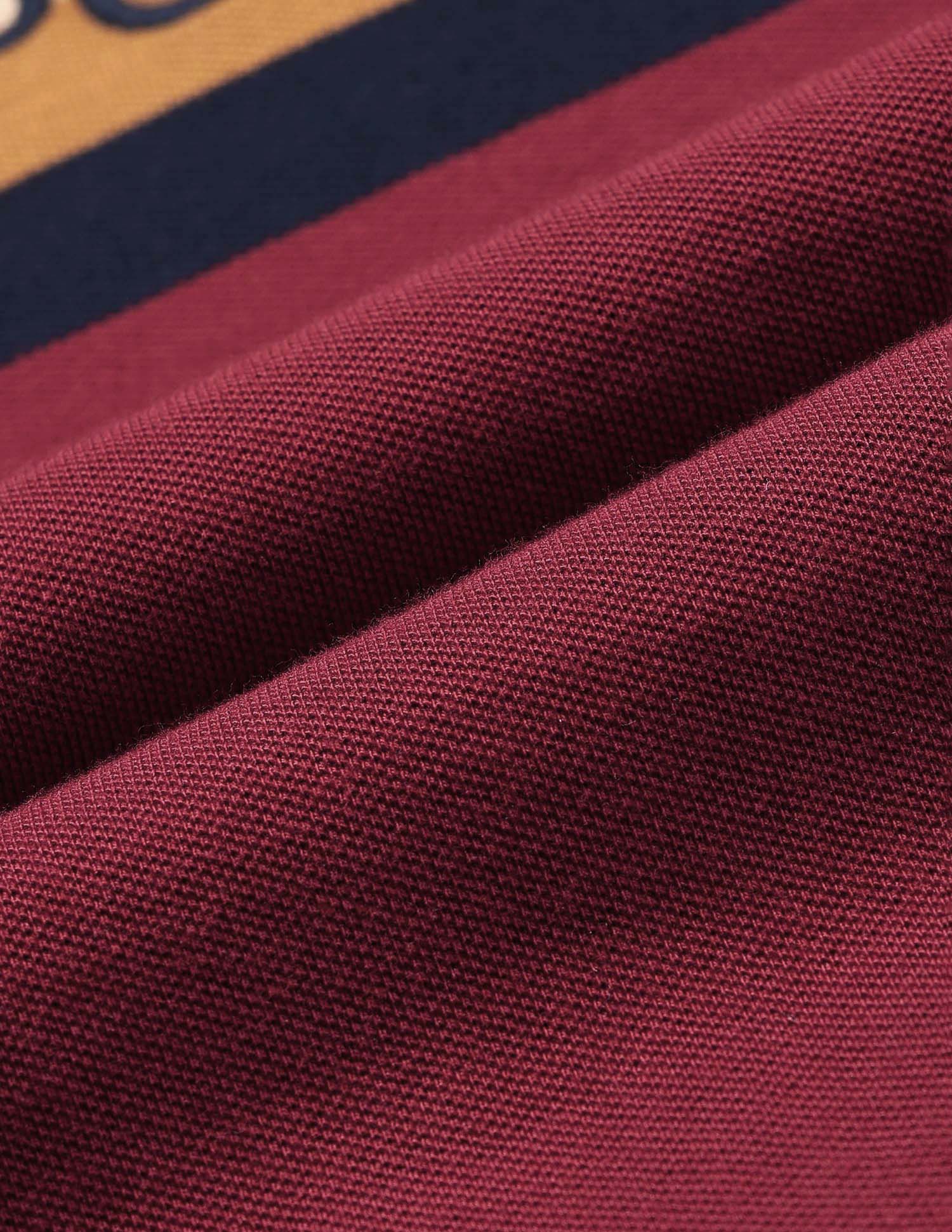 Brand Embroidered Gold Cup T-Shirt Maroon - U.S. Polo Assn. India | Large