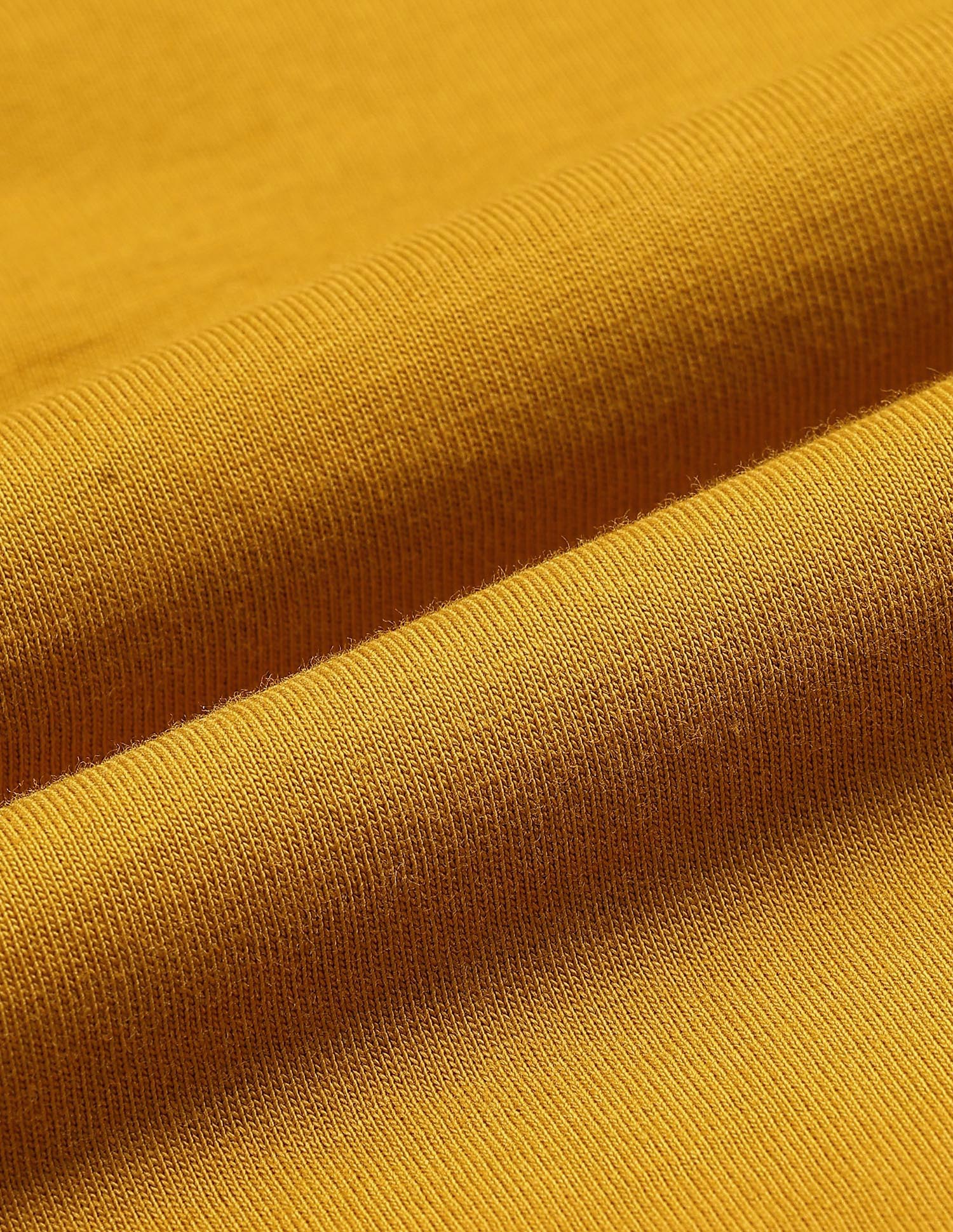 Graphic Brand Embroidered Motel On The Coast T-Shirt Mustard - U.S. Polo Assn. India | Large