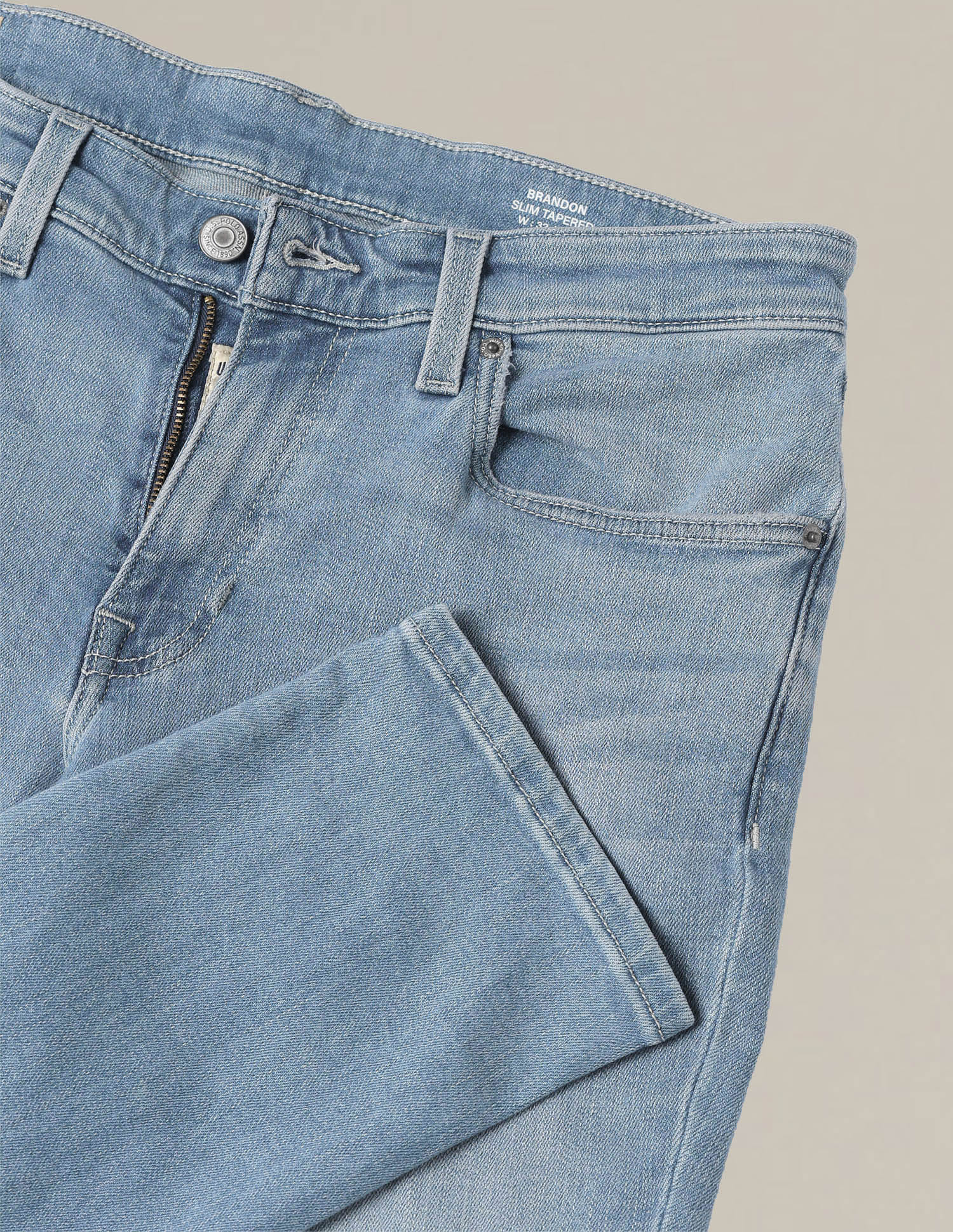 Brandon Slim-Tapered Fit Blue Jeans Blue - U.S. Polo Assn. India | Large
