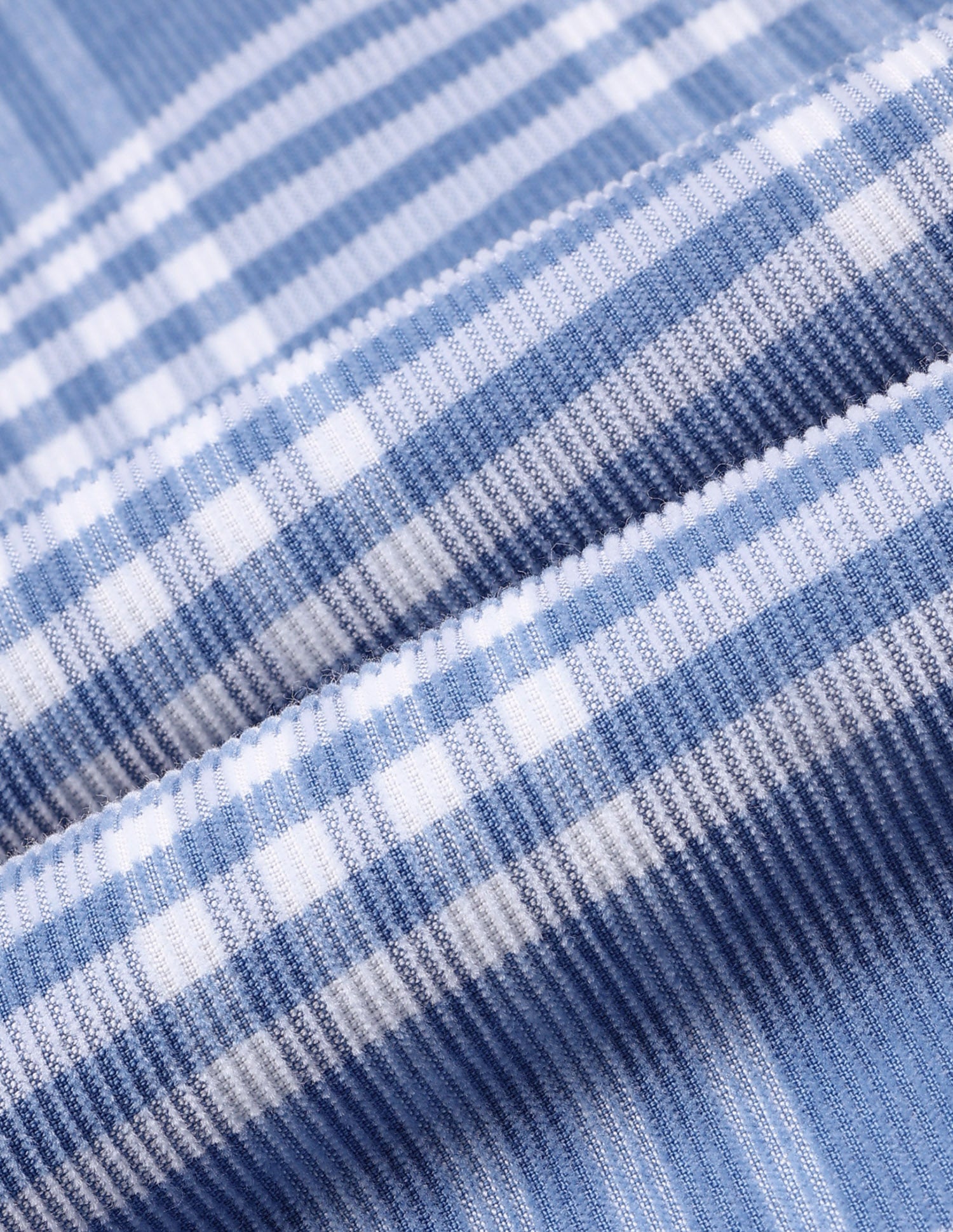 Grid Tattersall Checked Corduroy Shirt Light Indigo - U.S. Polo Assn. India | Large