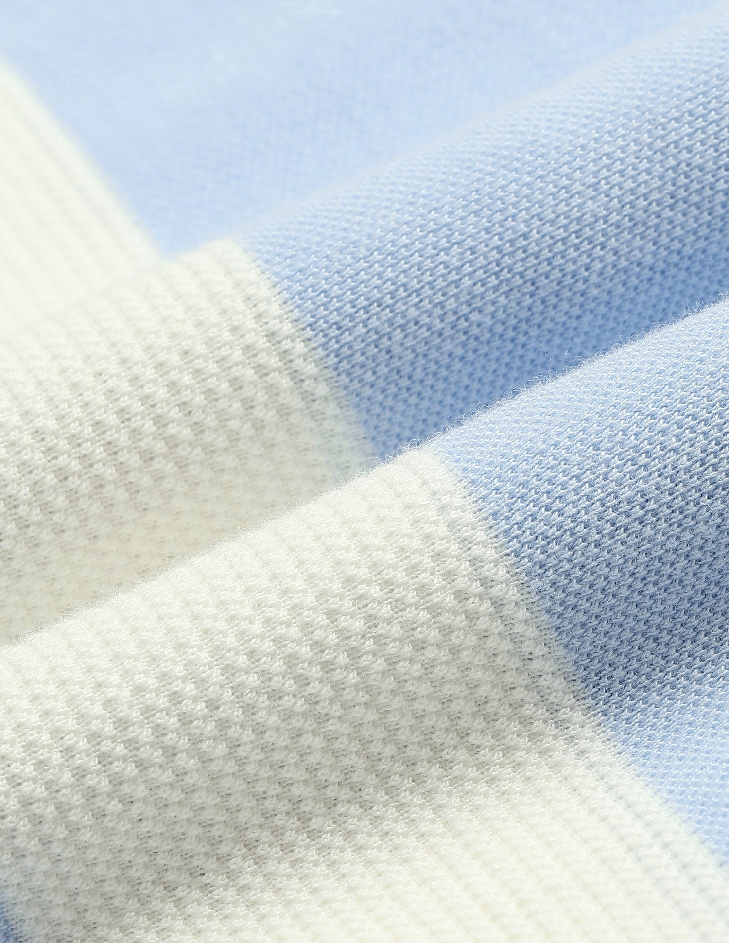 Vertical Striped Motel On The Coast Polo Shirt Light Blue - U.S. Polo Assn. India | Large