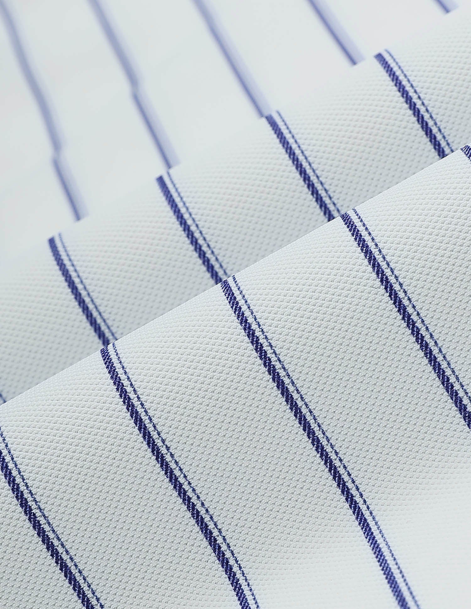 Vertical Striped Varsity Theatre Polo Shirt White - U.S. POLO ASSN. | Large