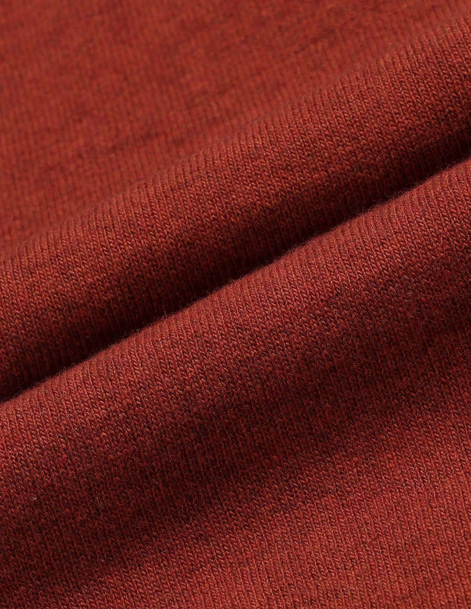 Heathered Regular Fit Sweater Rust - U.S. POLO ASSN. | Large