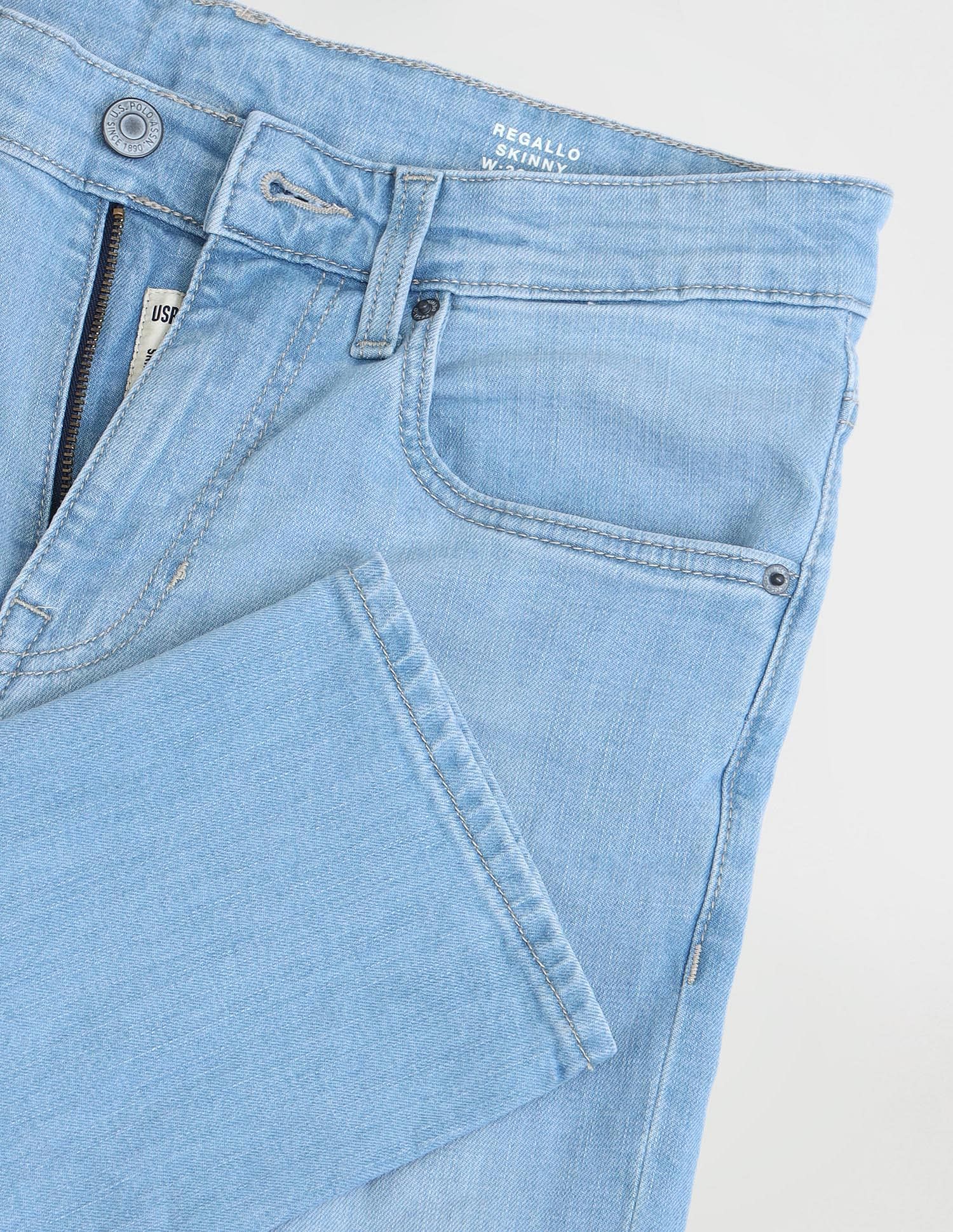Regallo Skinny Fit Blue Jeans Blue - U.S. POLO ASSN. | Large