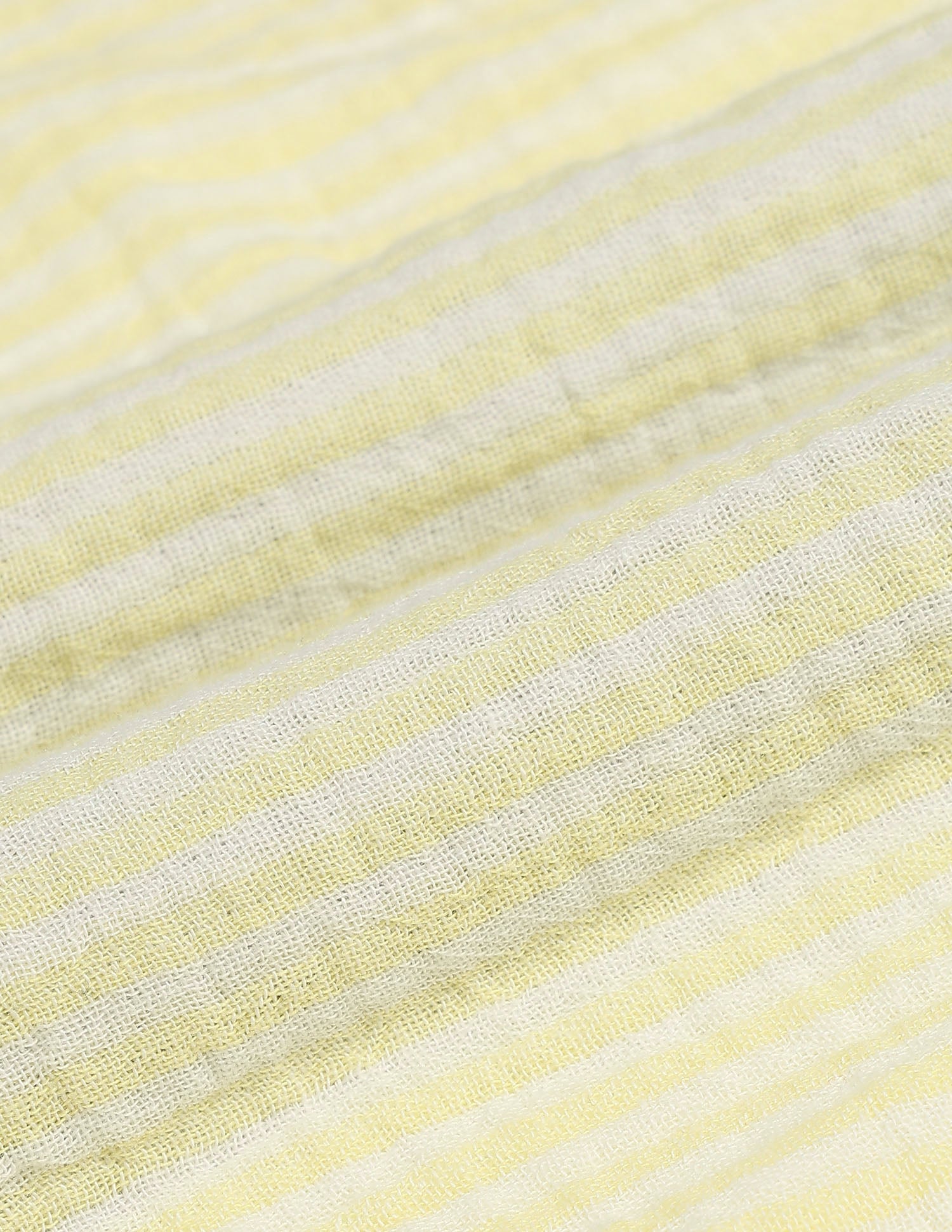 Vertical Striped Seersucker Shirt Yellow - U.S. Polo Assn. India | Large