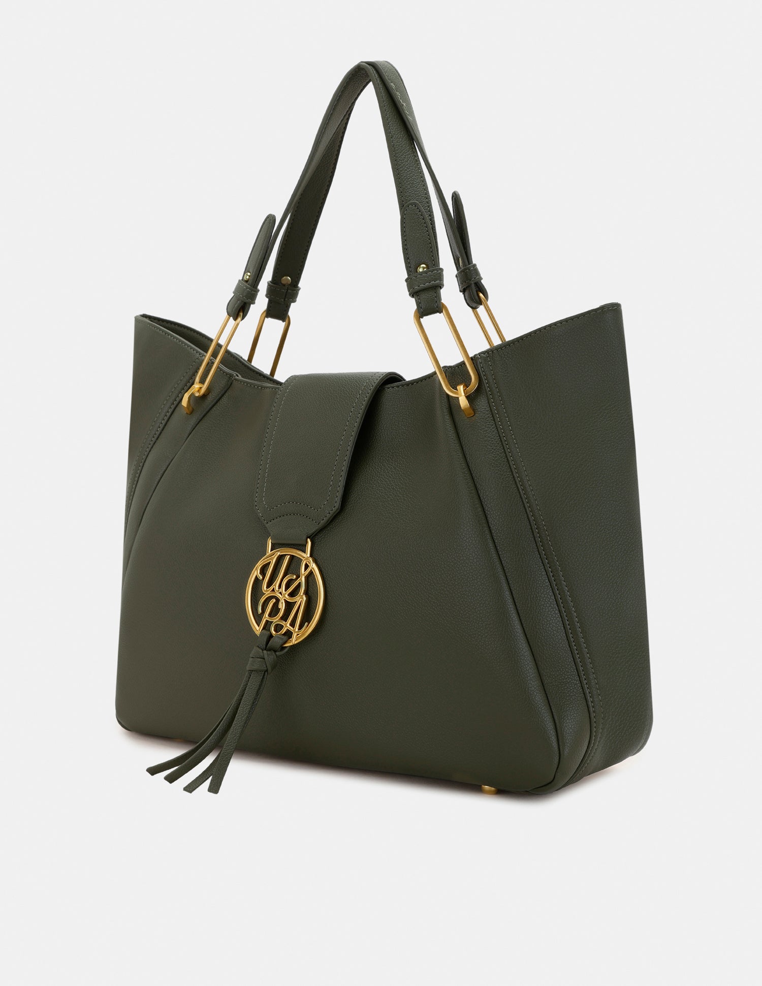 Women Aurora Tote Bag Olive - U.S. POLO ASSN. | Large