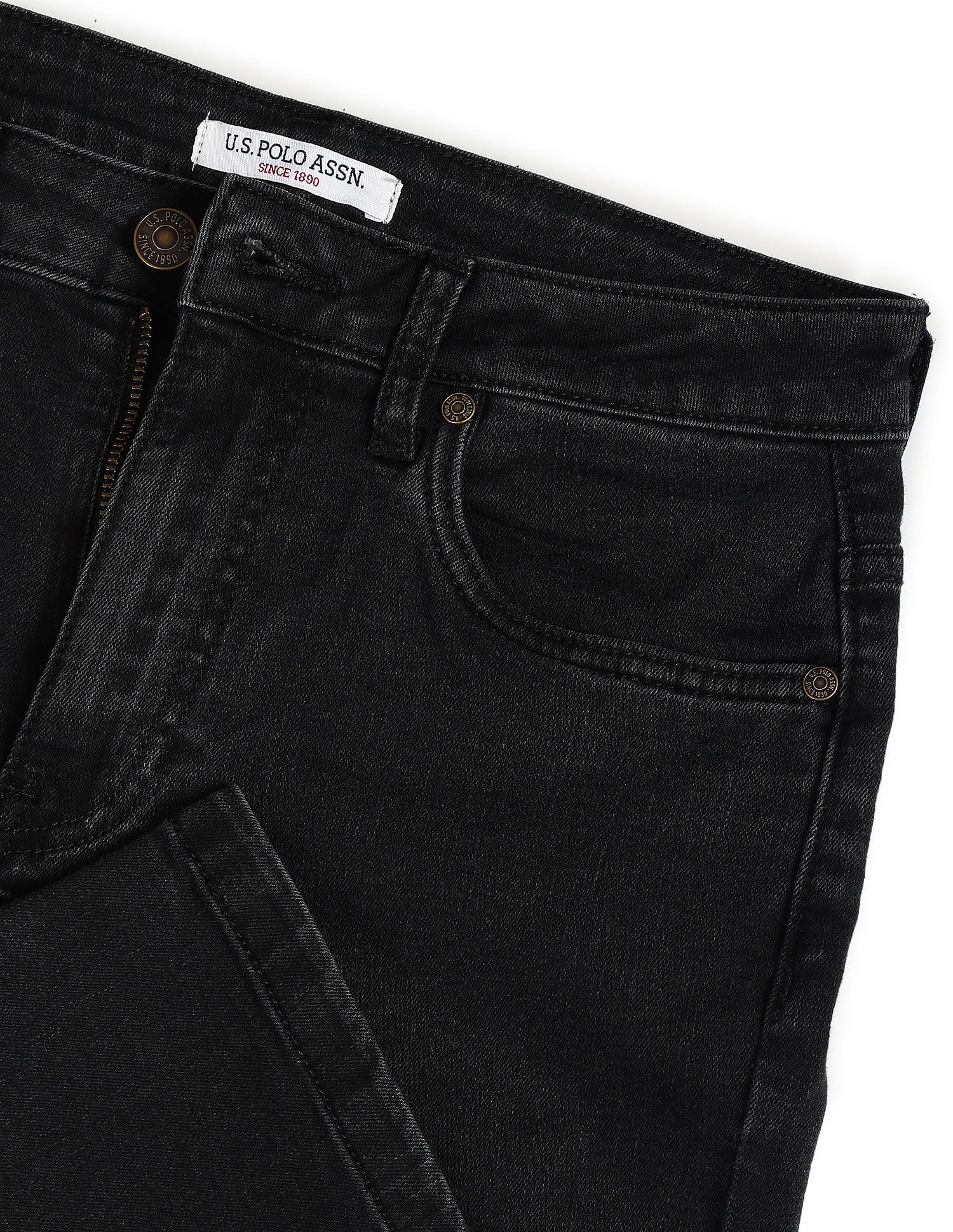 Bootcut Fit Grey Jeans Grey - U.S. Polo Assn. India | Large