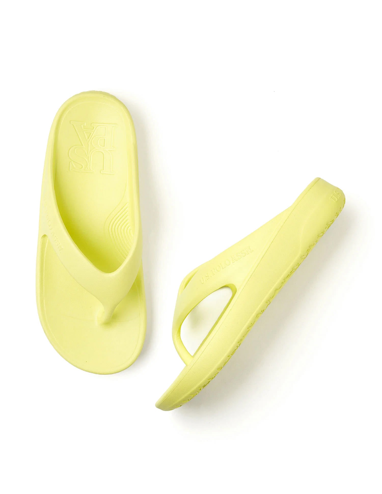 Men Axel 2.0 Yellow Foam Walk Flip Flop Yellow - U.S. Polo Assn. India | Large